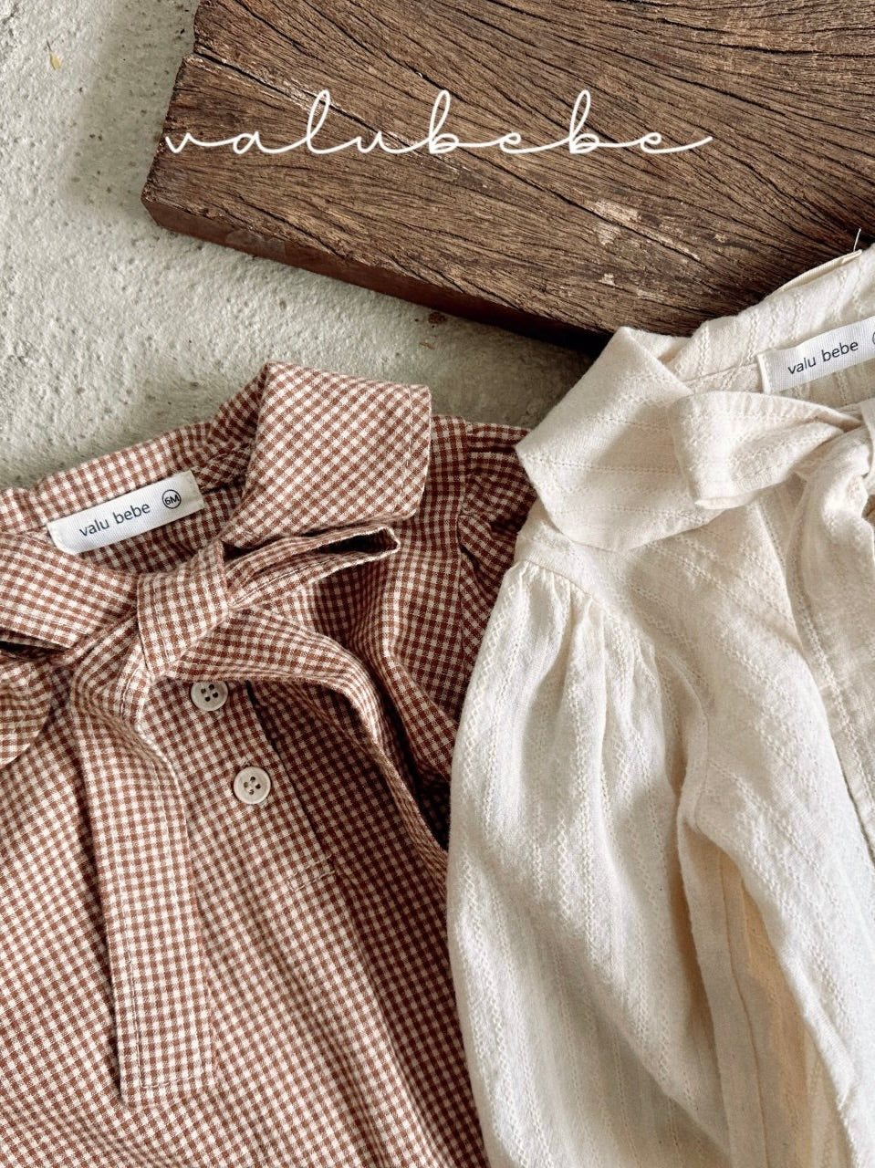 Ribbon collar blouse (baby)