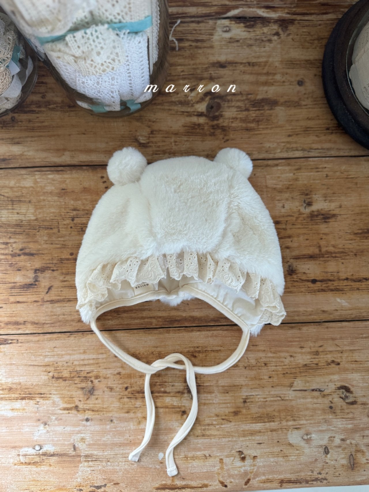 Teddy bear bonnet