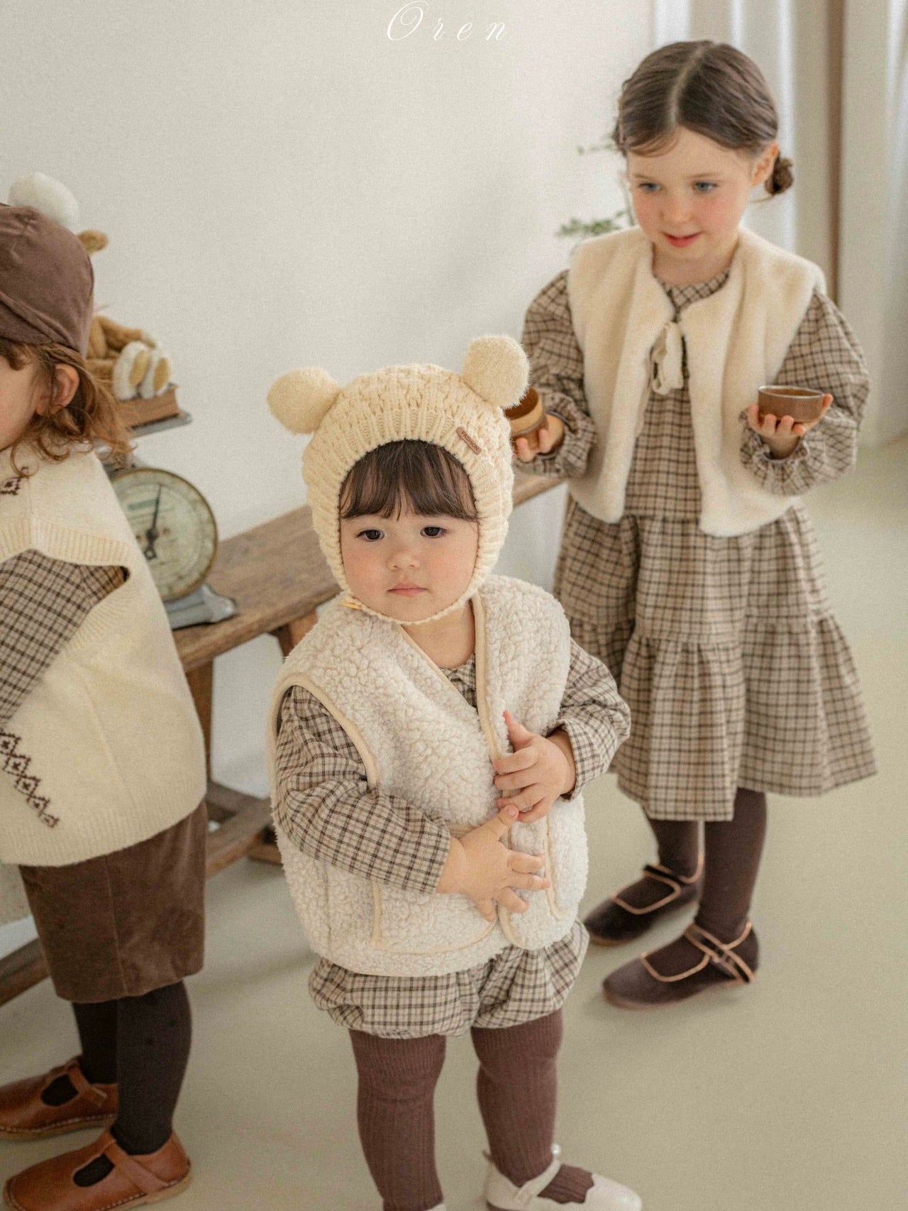 Bonbon knit bonnet (baby)