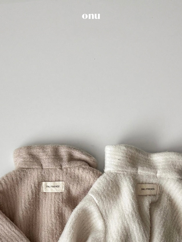 Knit collar rompers (baby)