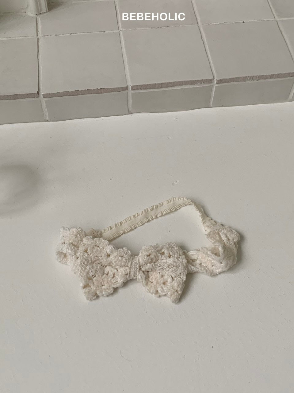 Milk ribbon hairband