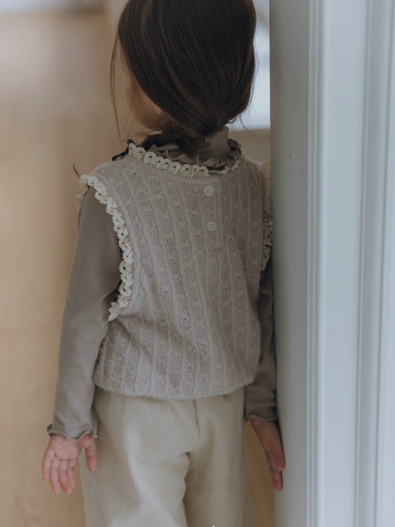 Knit Lace Vest