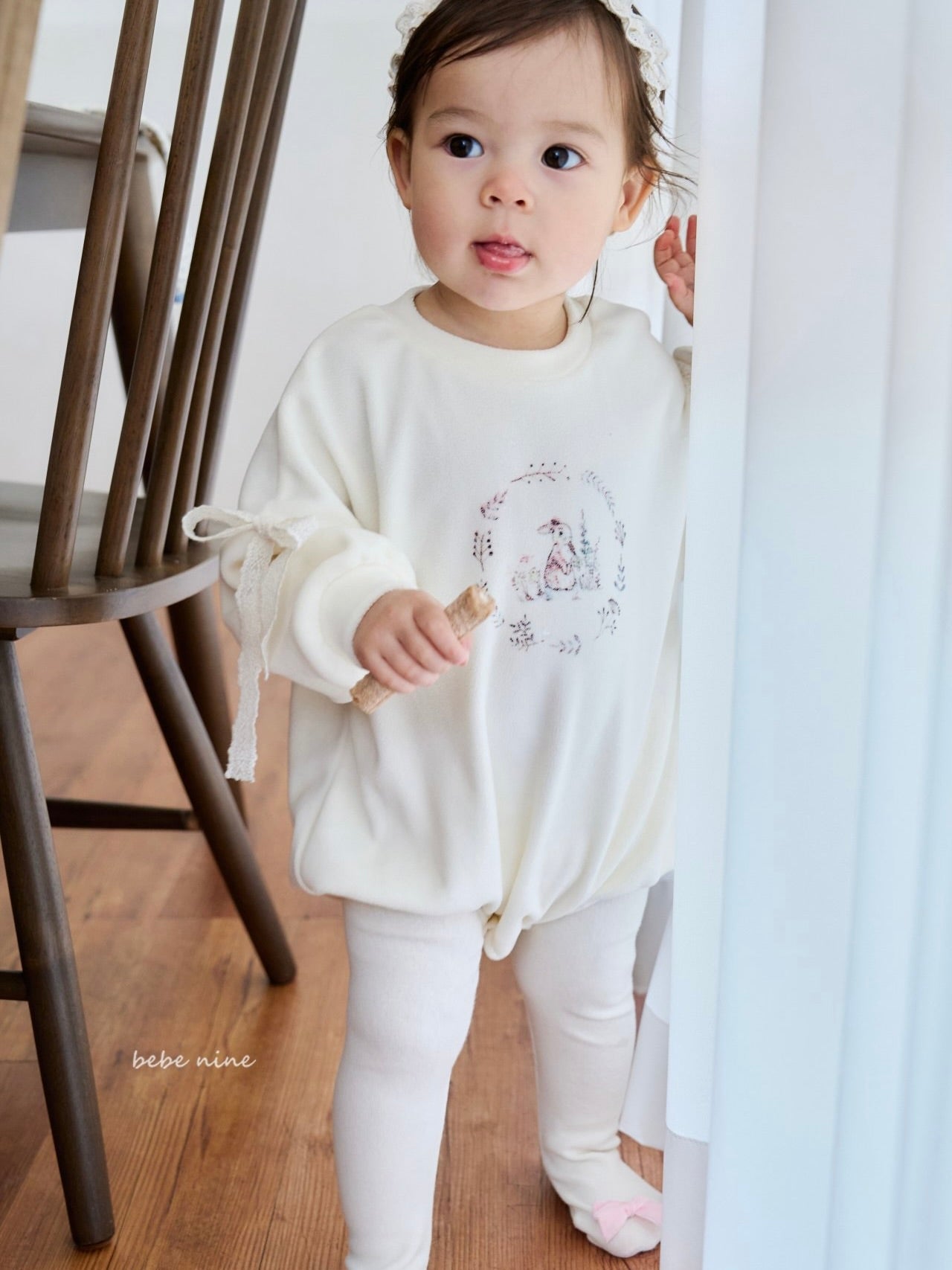 Rabbit Ribbon Rompers