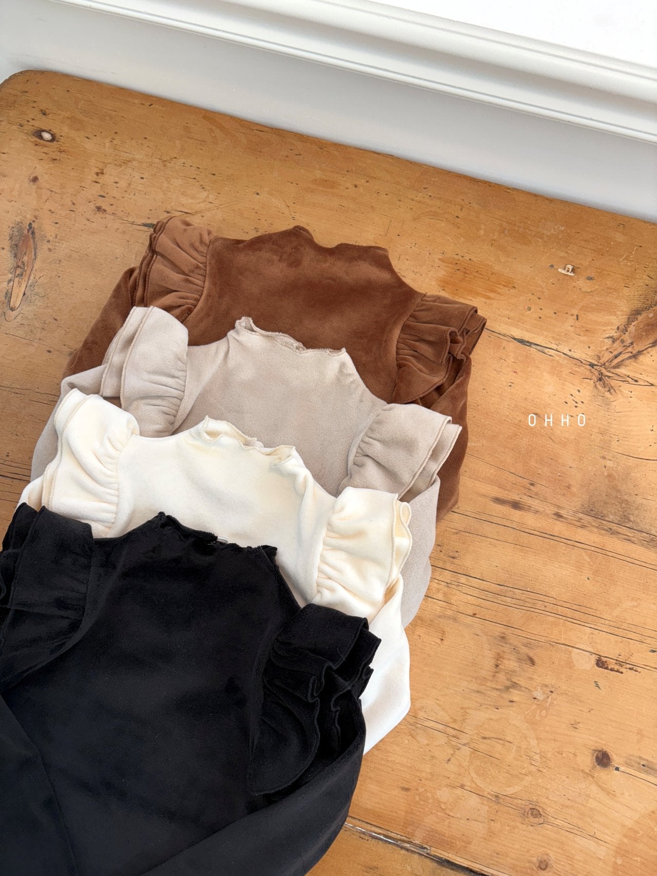 French velour wing T