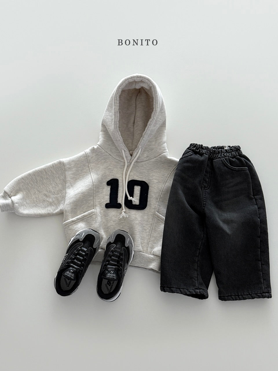 Fleece-lined denim pants