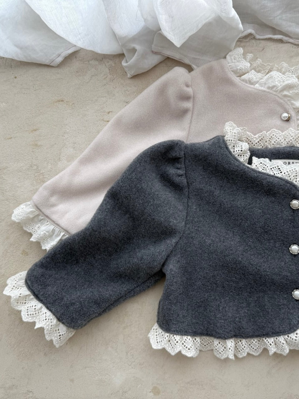 Marie fleece cardigan