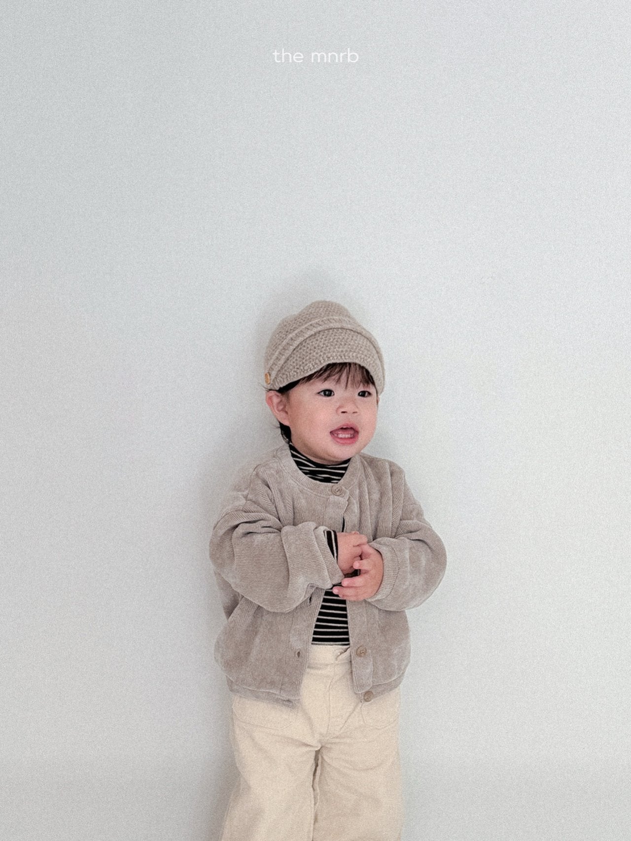 Velvet ribbed cardigan