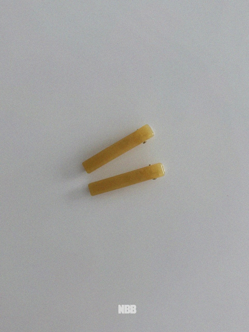 Colored hair clip set (2 pieces)