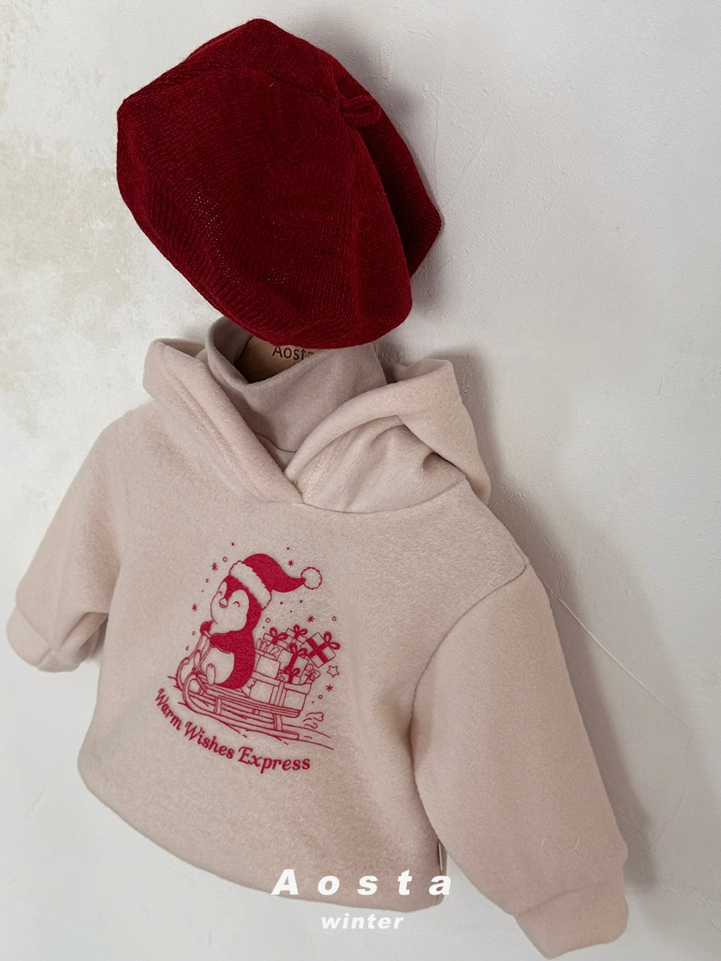 Winter penguin hoodie
