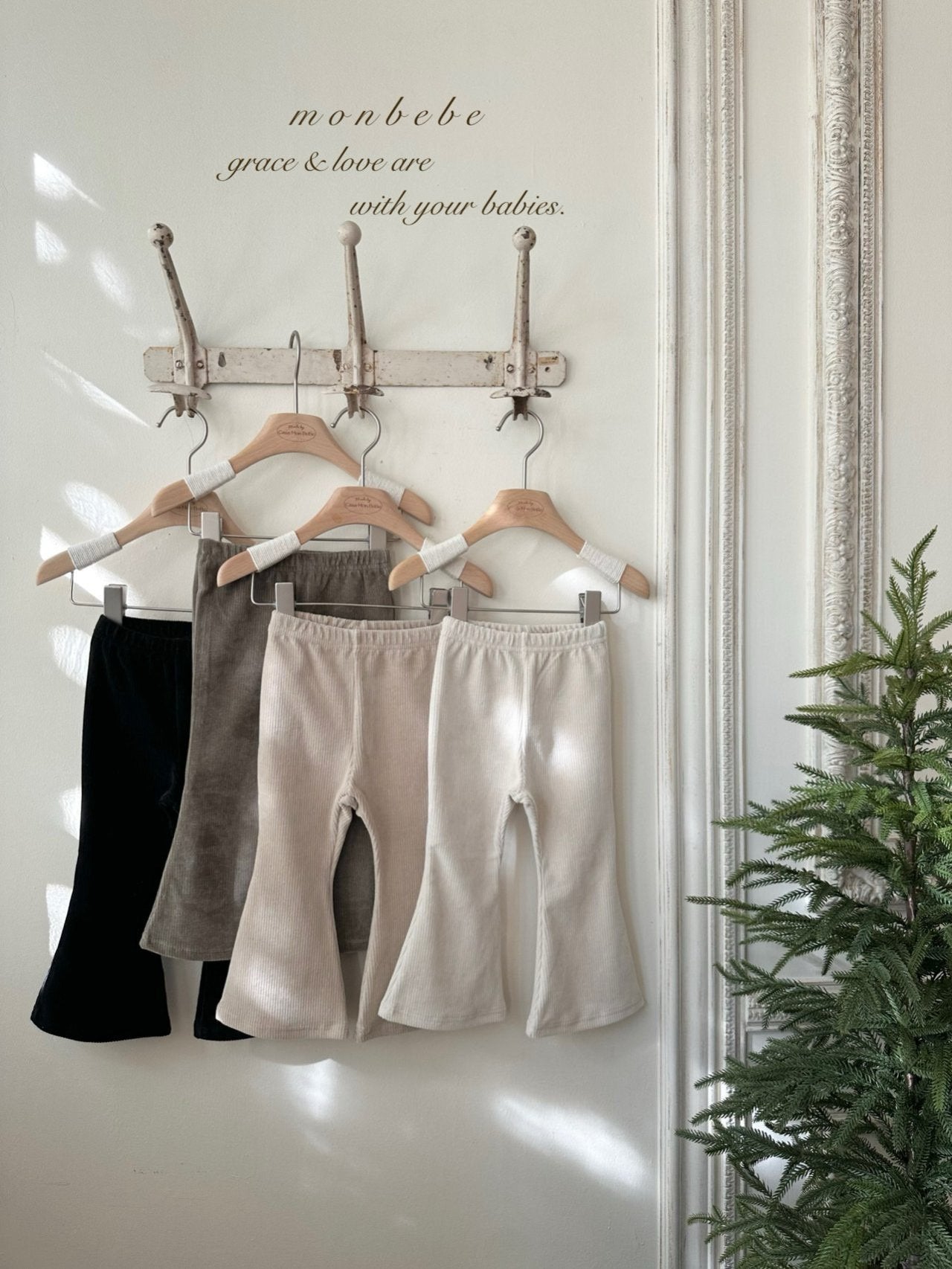 Corduroy bootcut pants