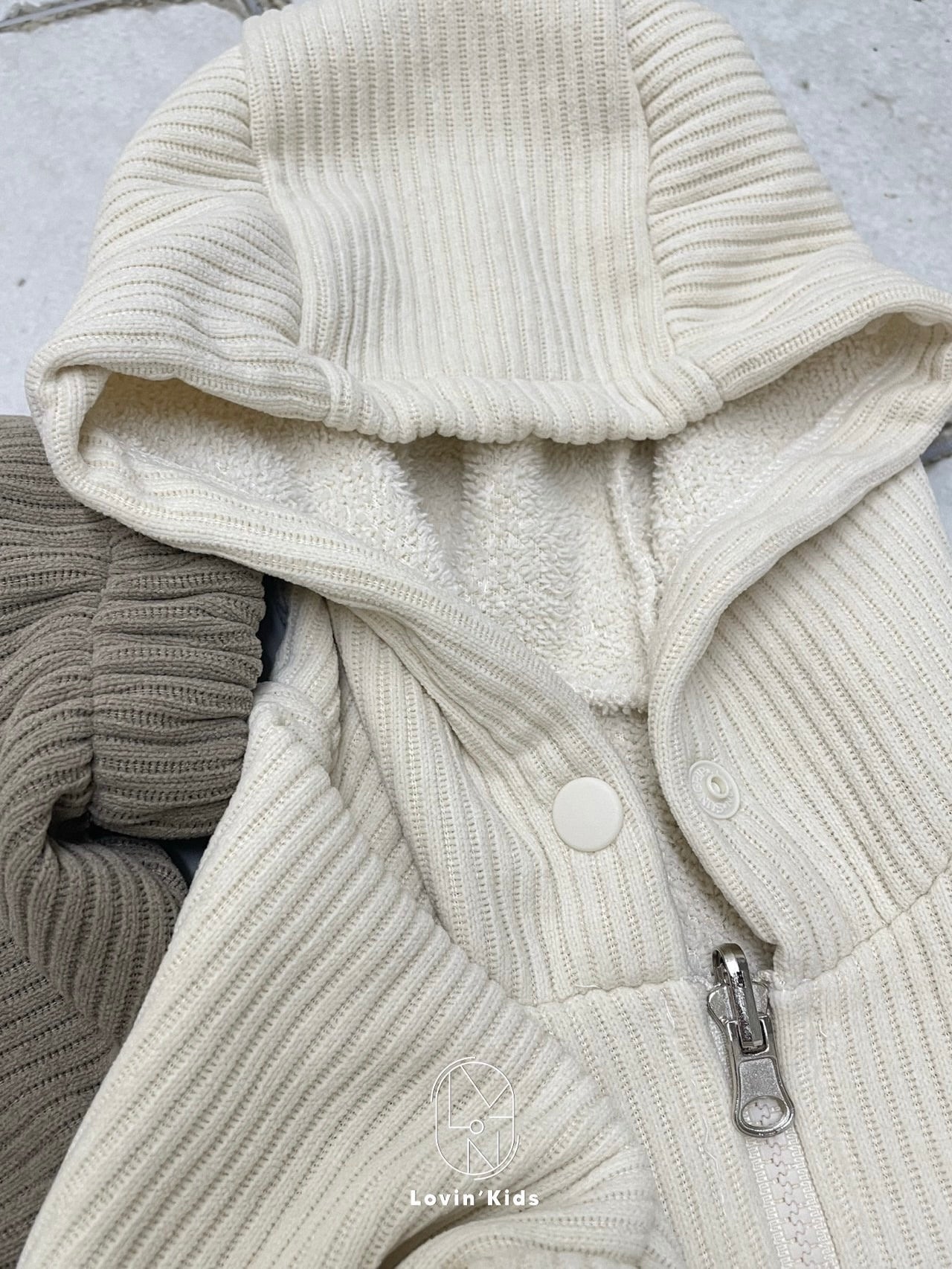 Warm zip-up hoodie