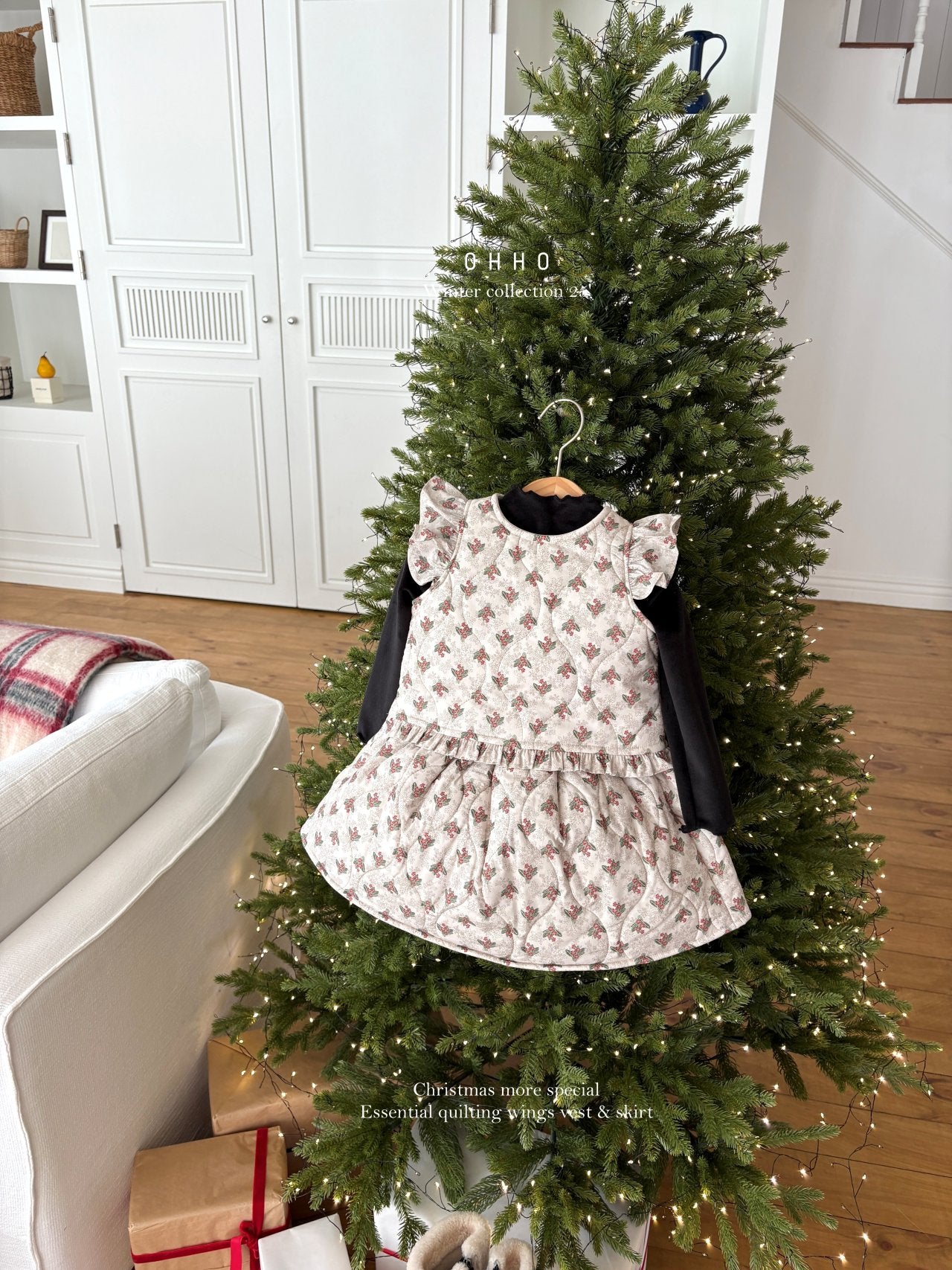 Snowberry quilted skirt