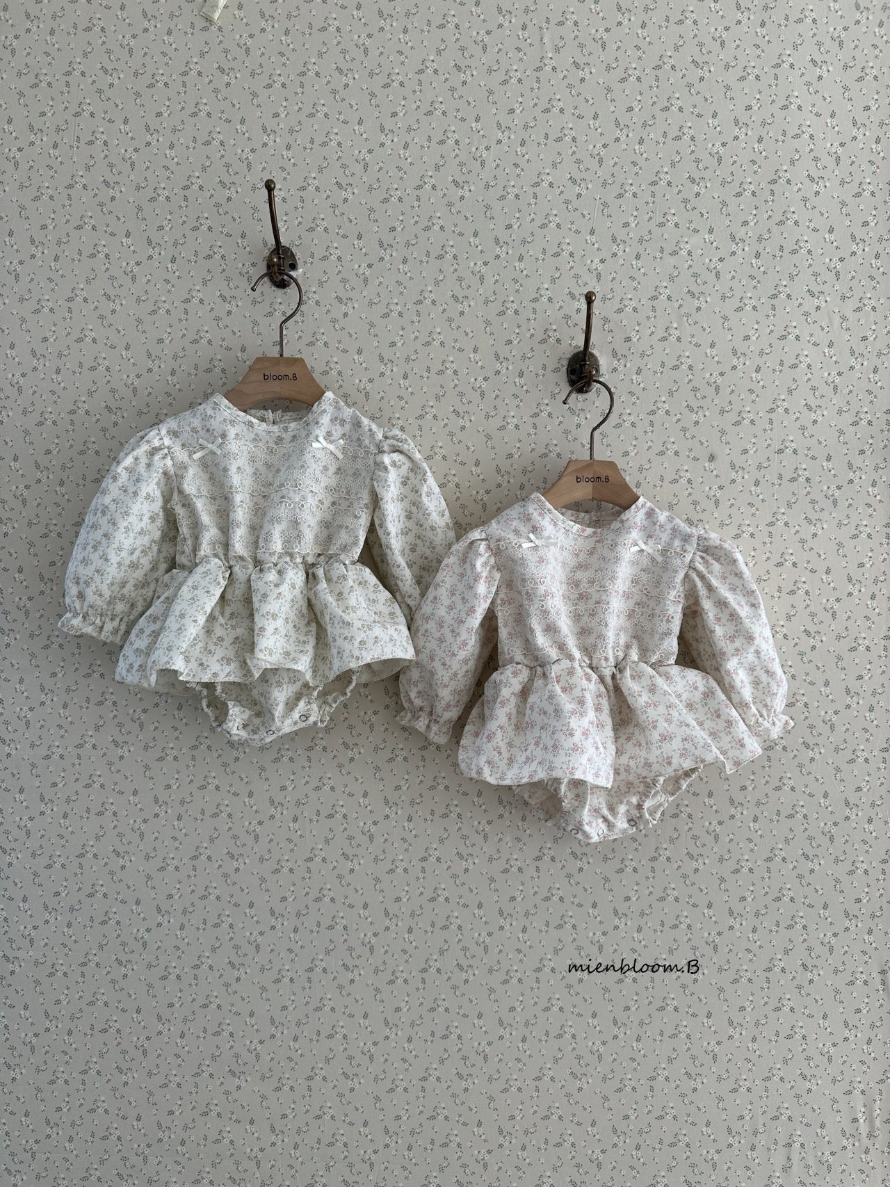 Elegant floral rompers