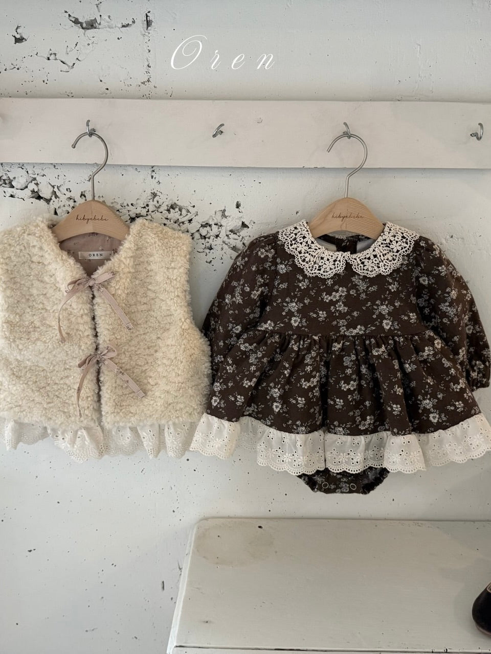 Serena flower padded rompers (baby)