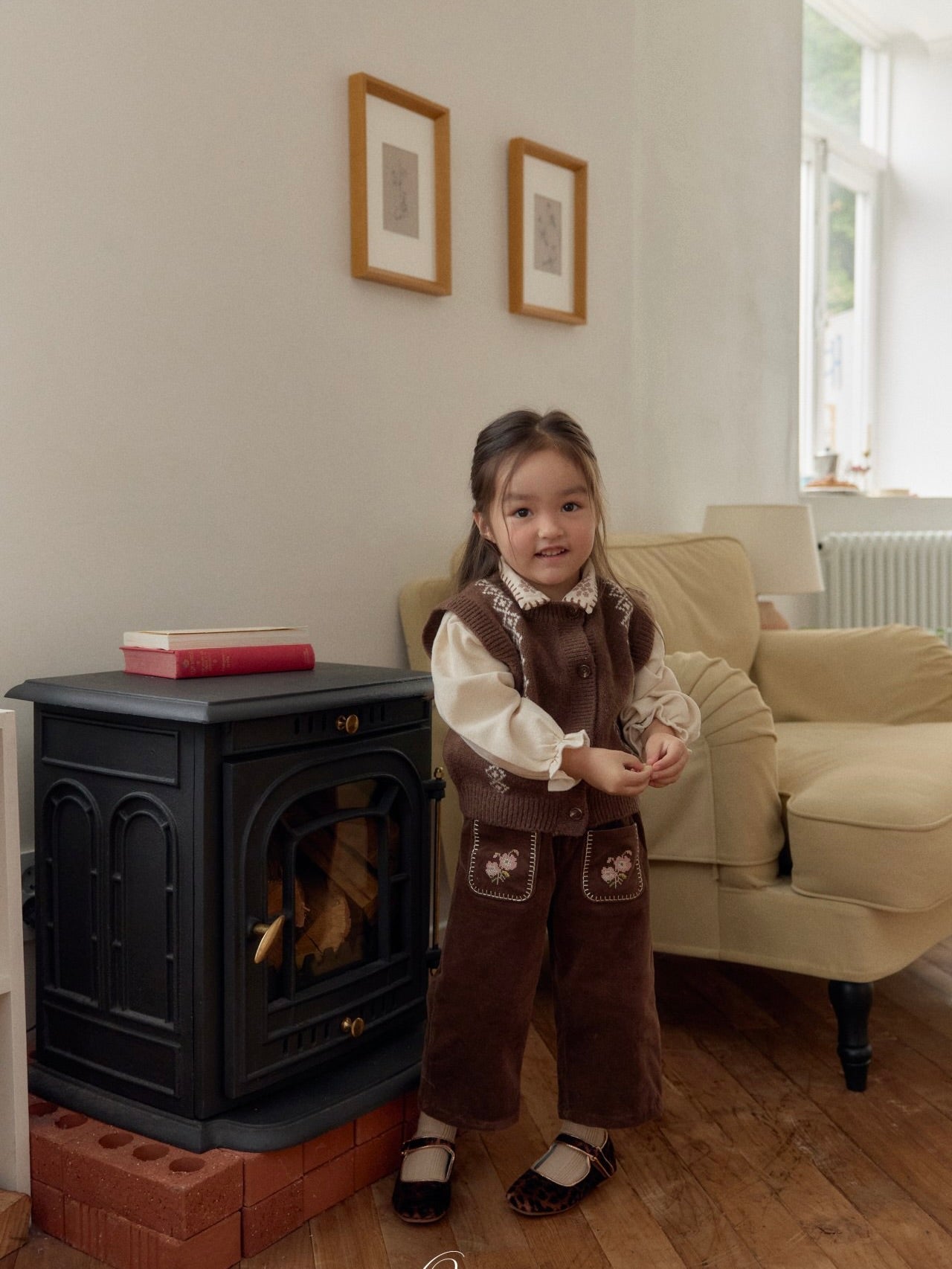 Clement embroidery pants