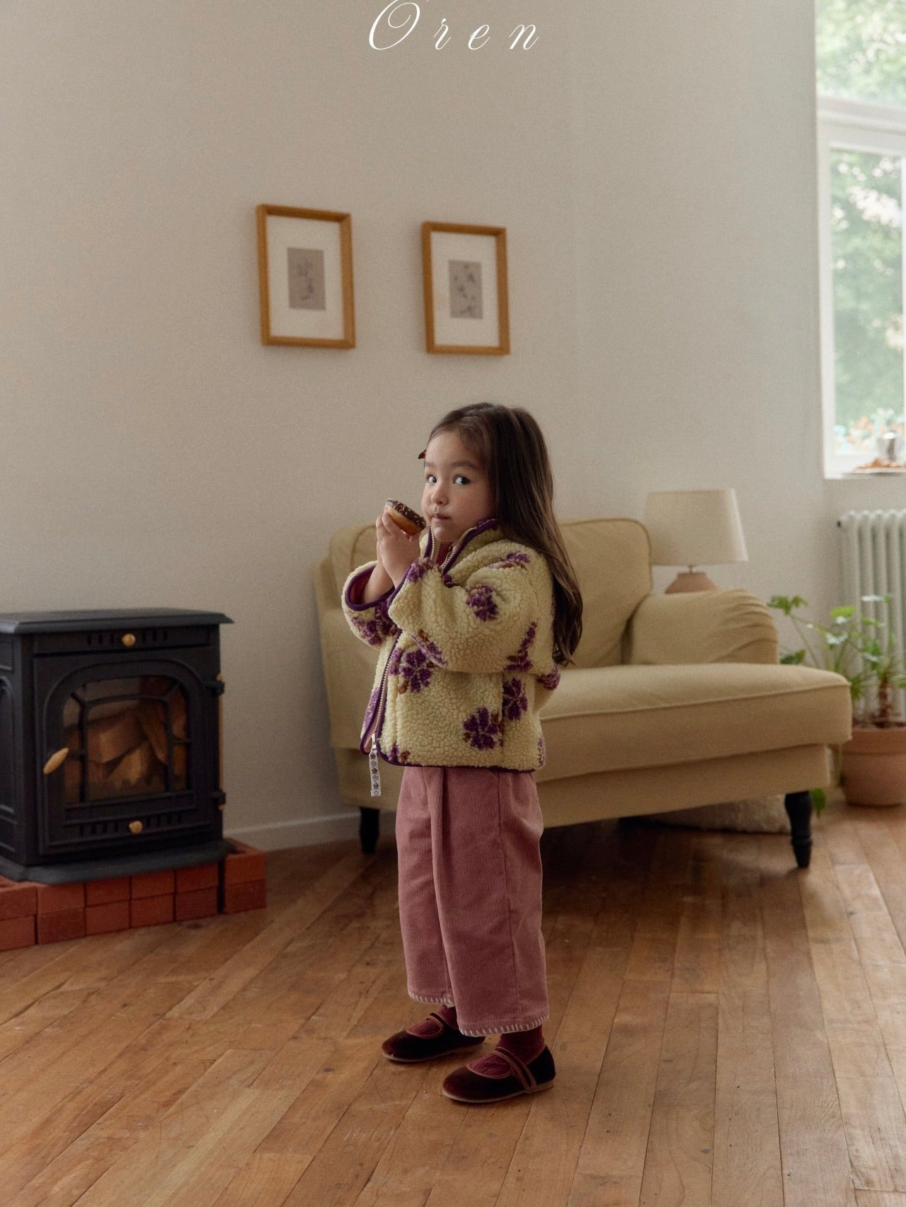 Melo flower boa jumper