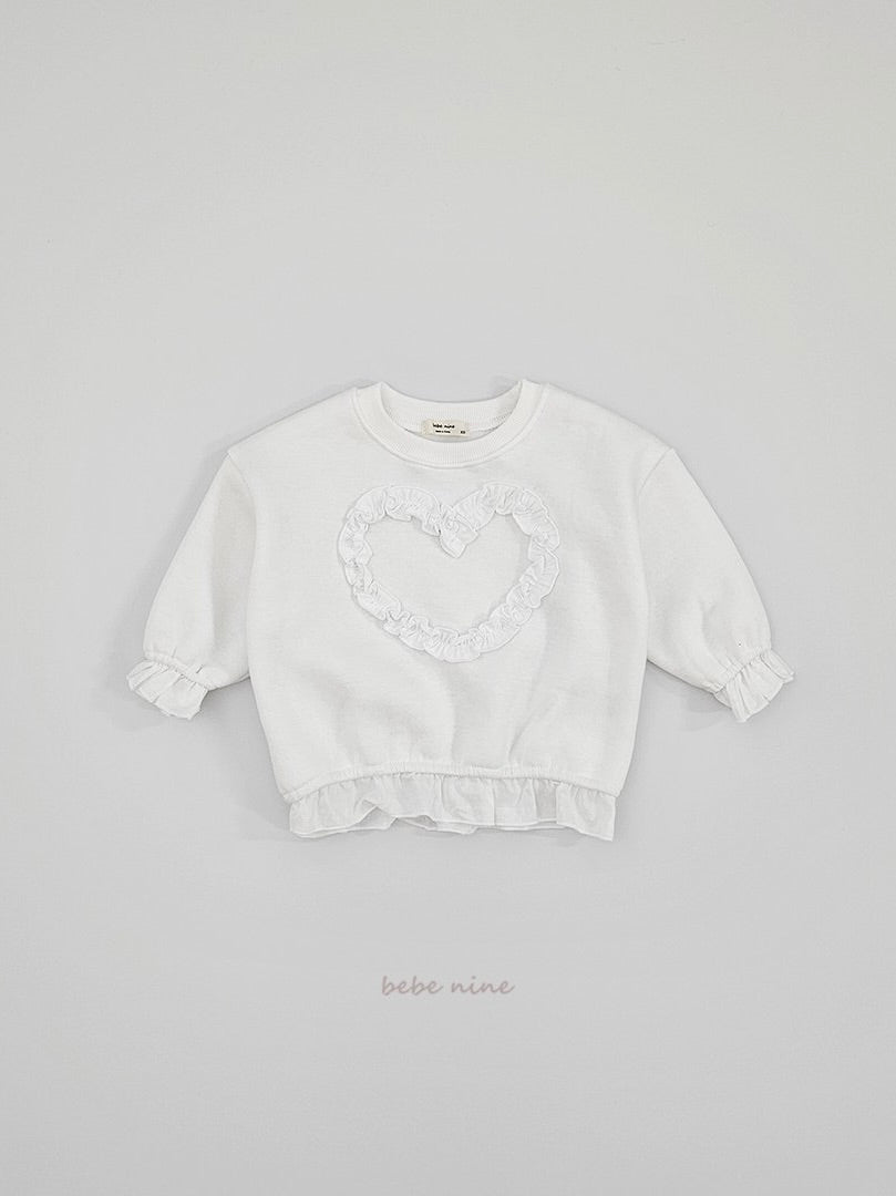 Heart Frill Sweatshirt