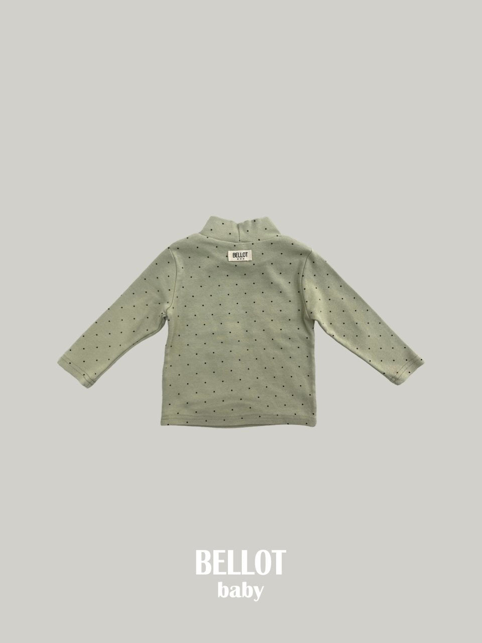 Bebe dot half neck T