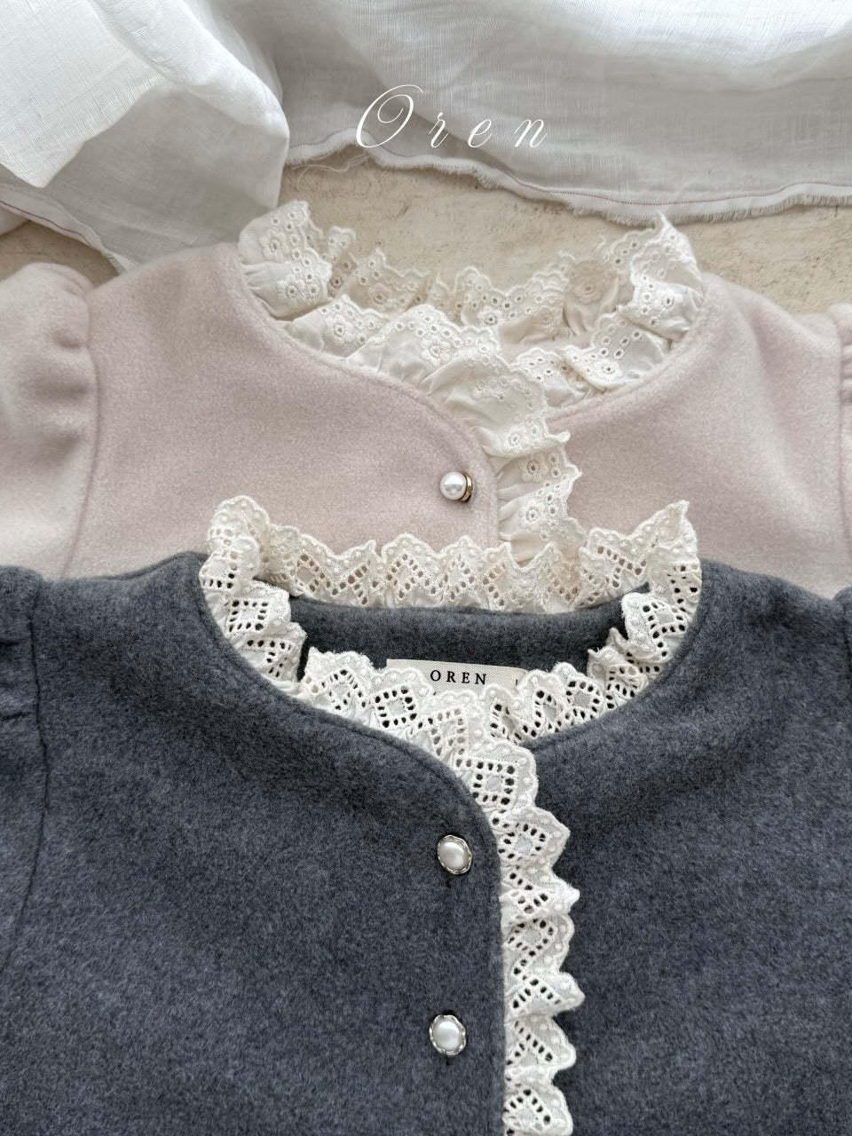 Marie fleece cardigan