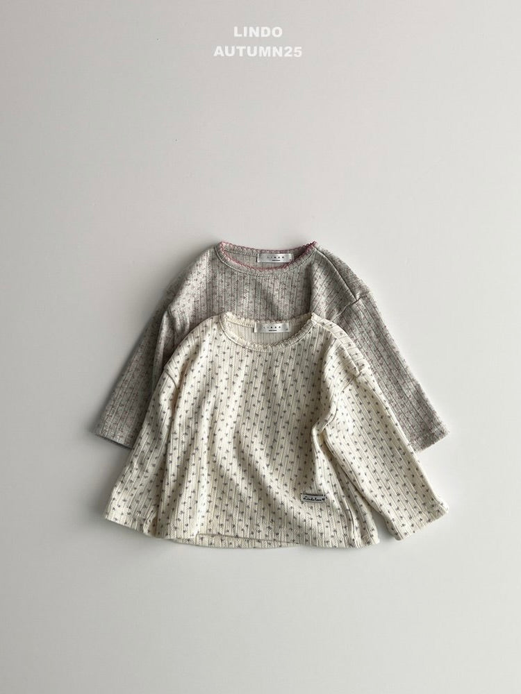Small flower eyelet T (baby&kids)