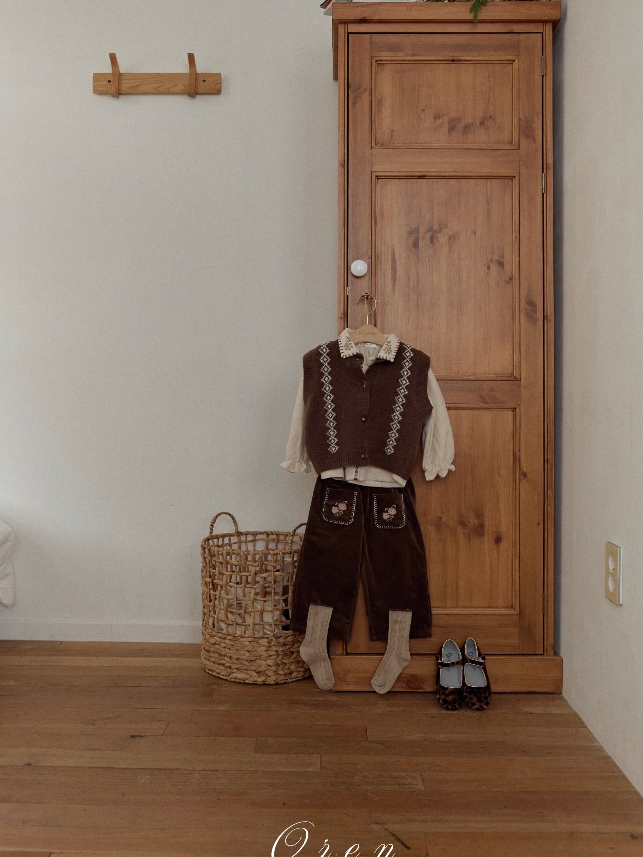 Clement embroidery pants