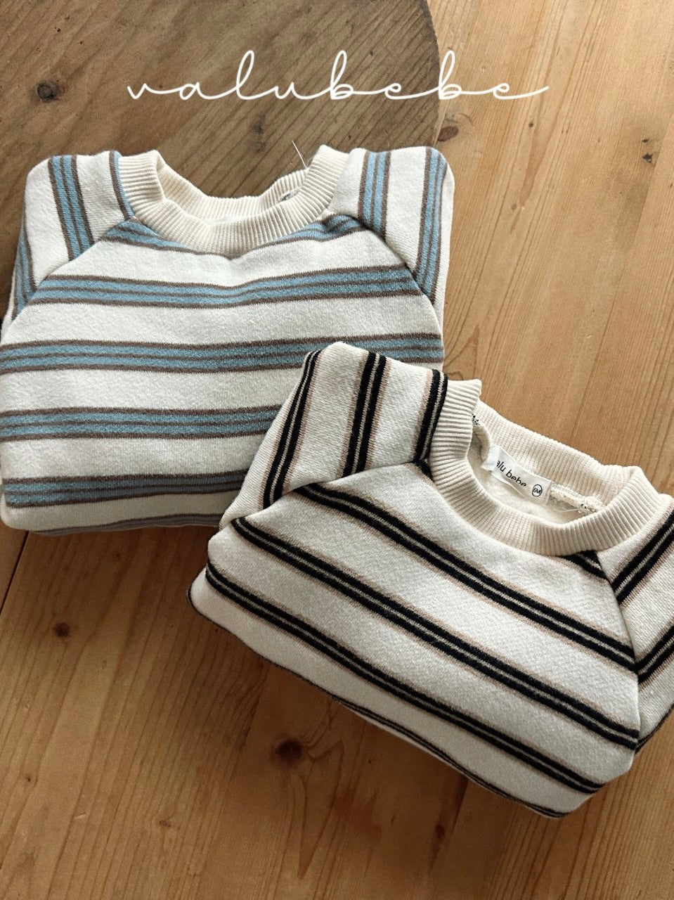 Multi striped fleece sweatshirt (baby&kids)