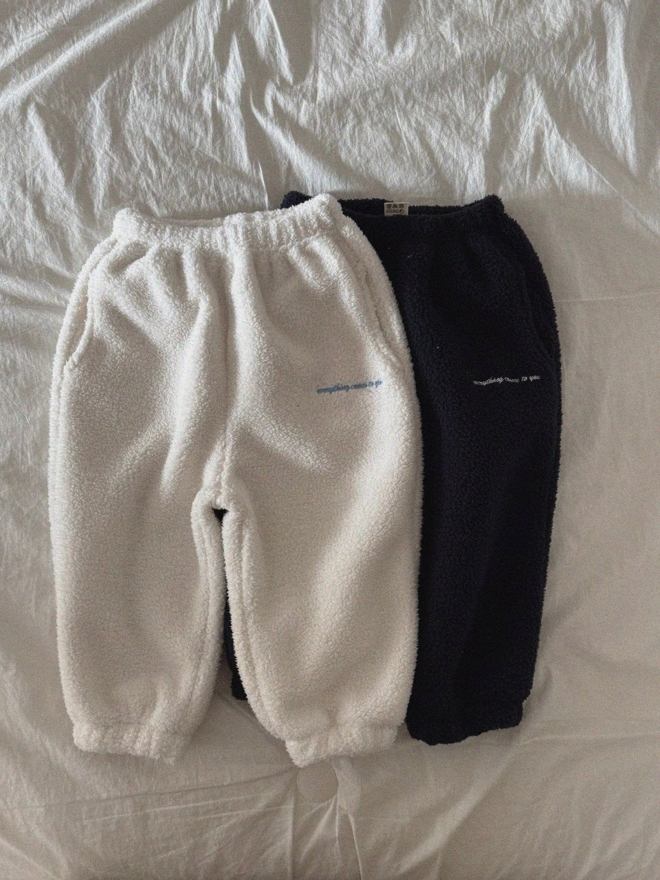Warm butter jogger pants