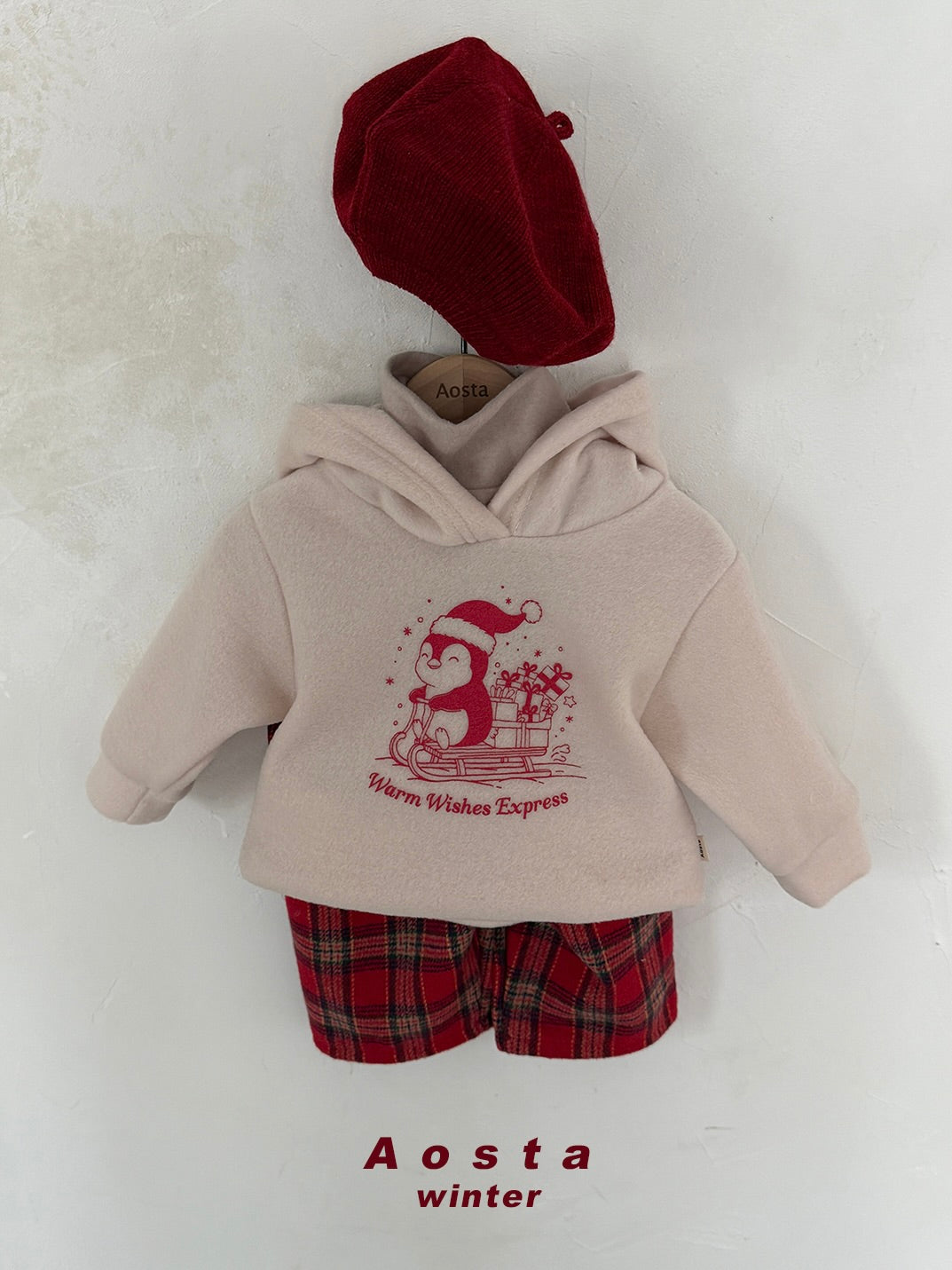 Winter penguin hoodie