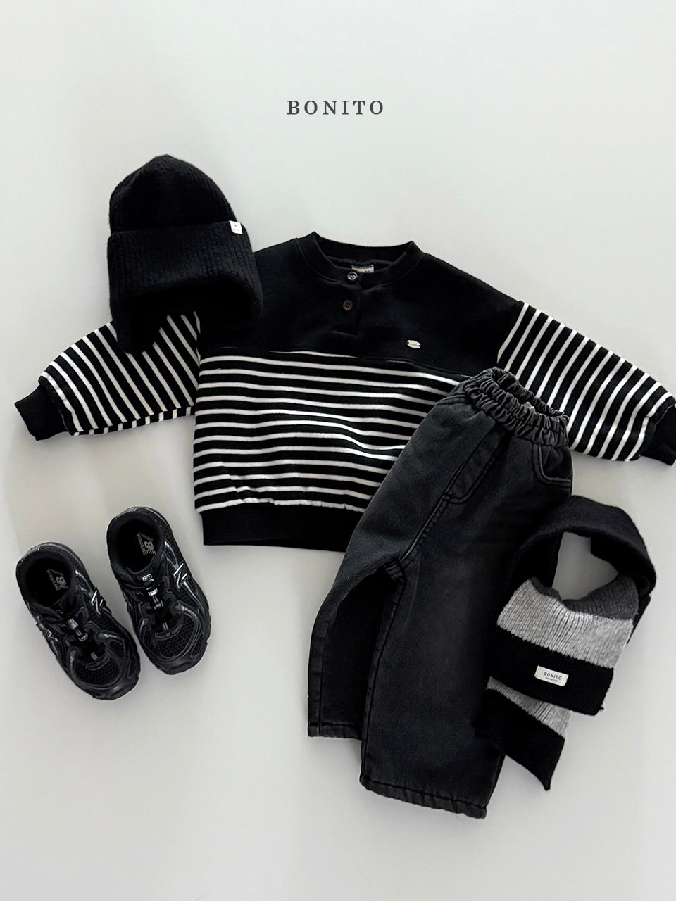 Fleece-lined denim pants