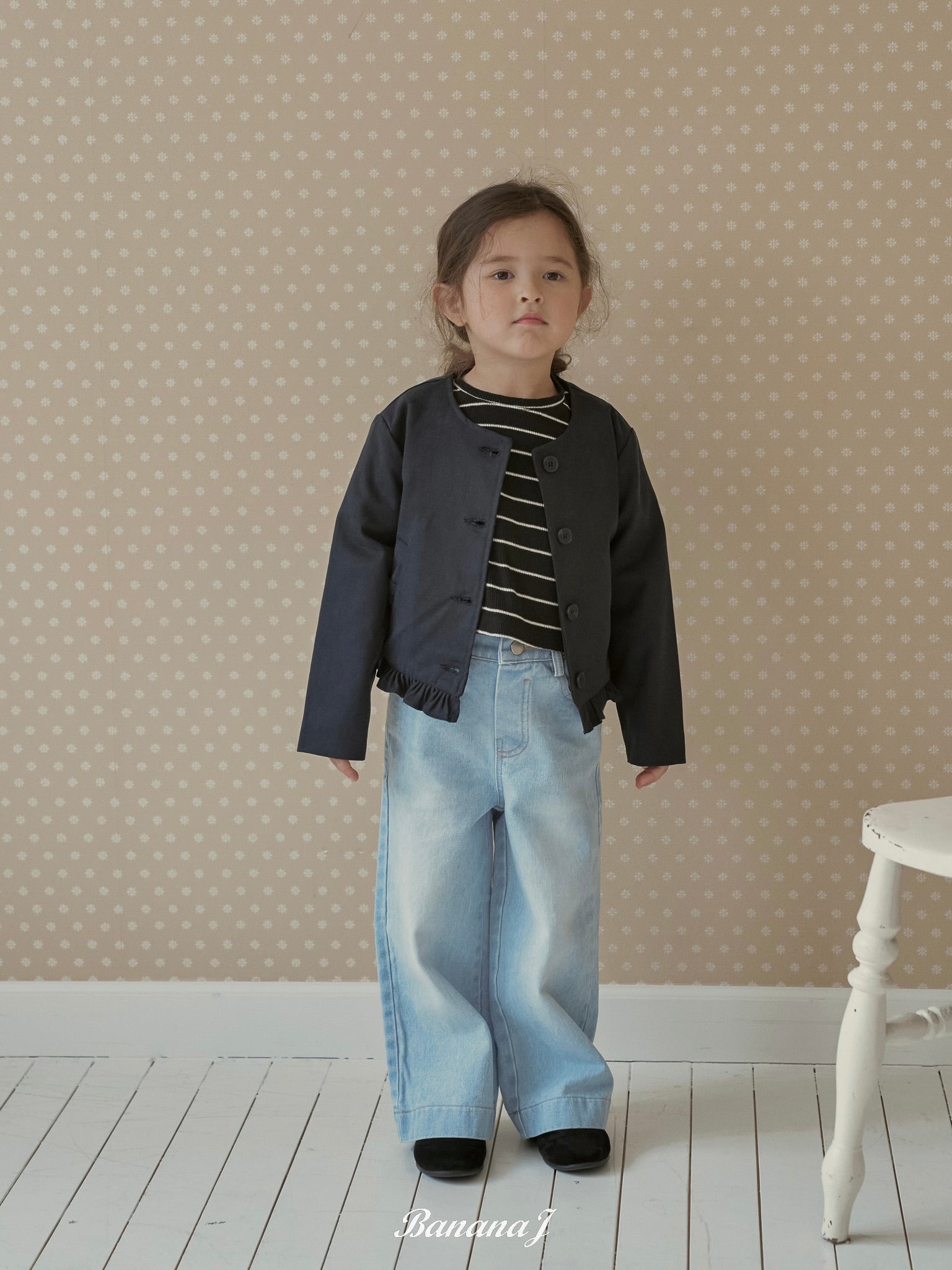 Signature denim pants