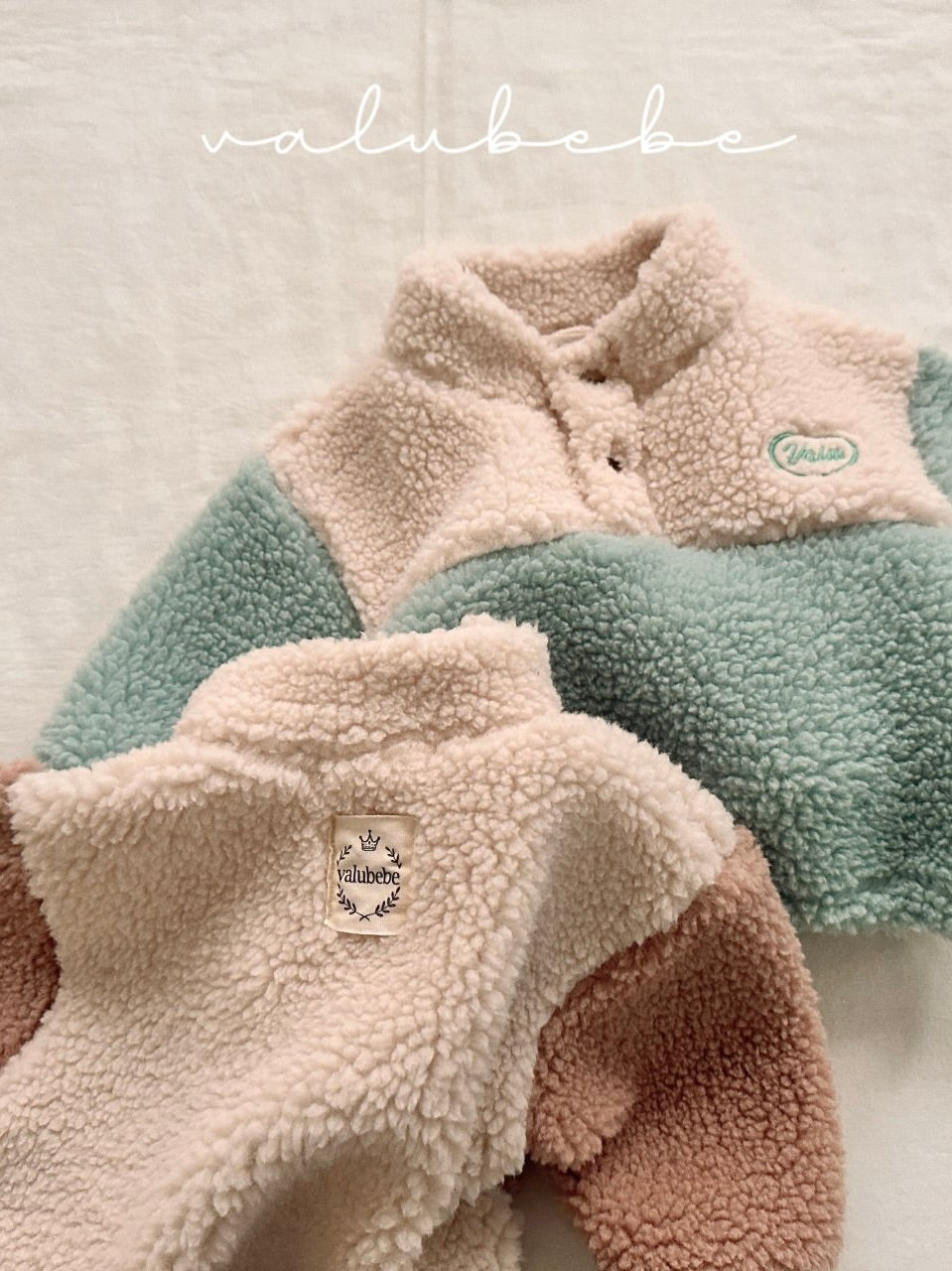 Fluffy button jumper (baby&kids)