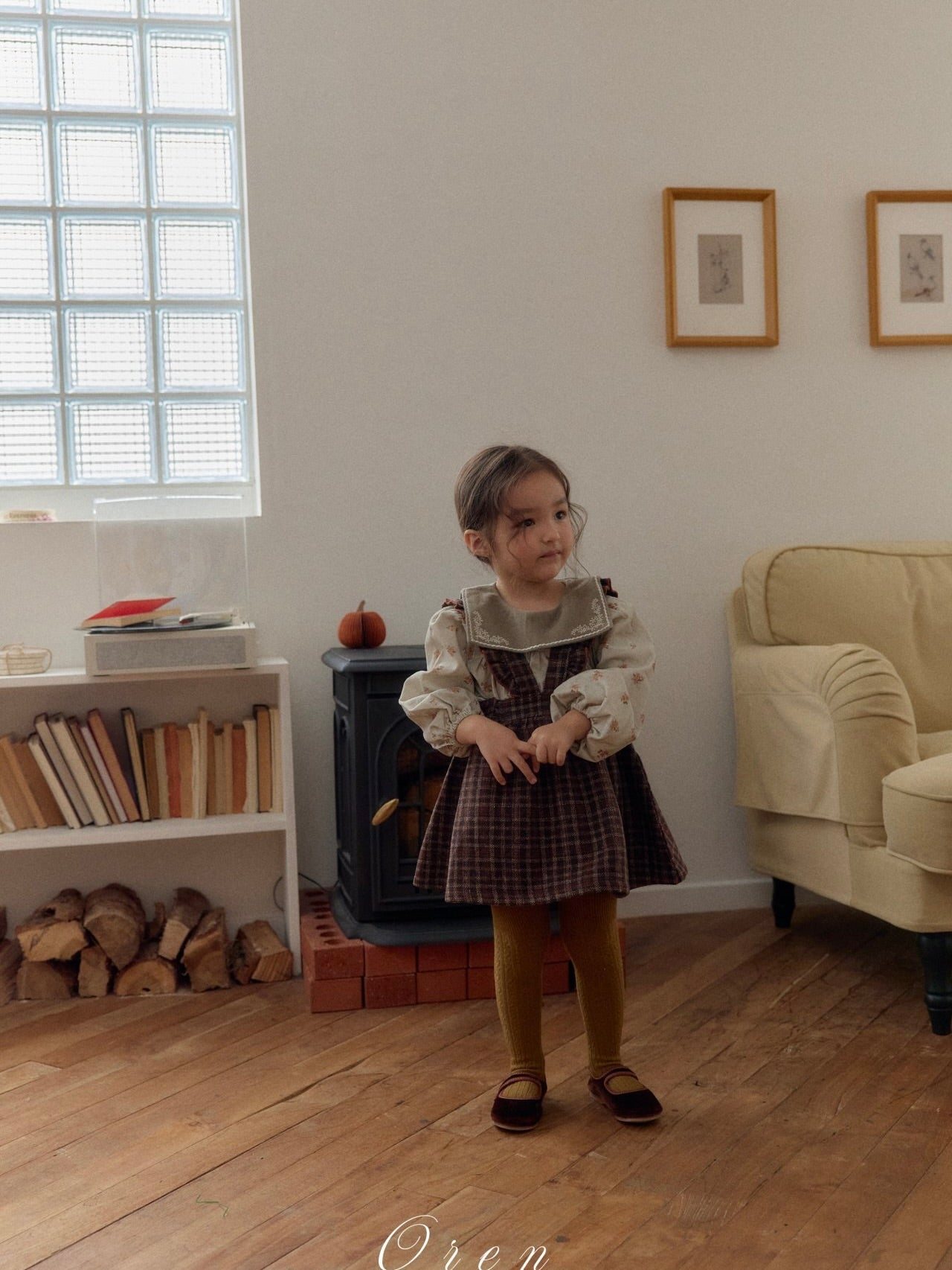 Nanette embroidered collar blouse