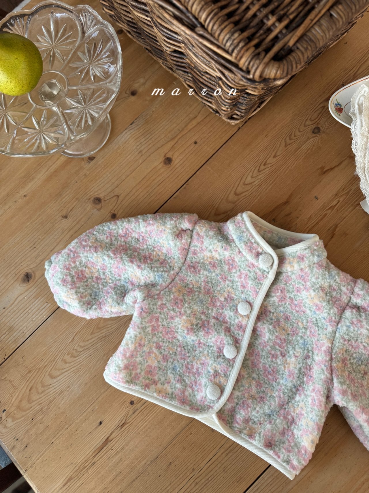 High neck fleece jacket