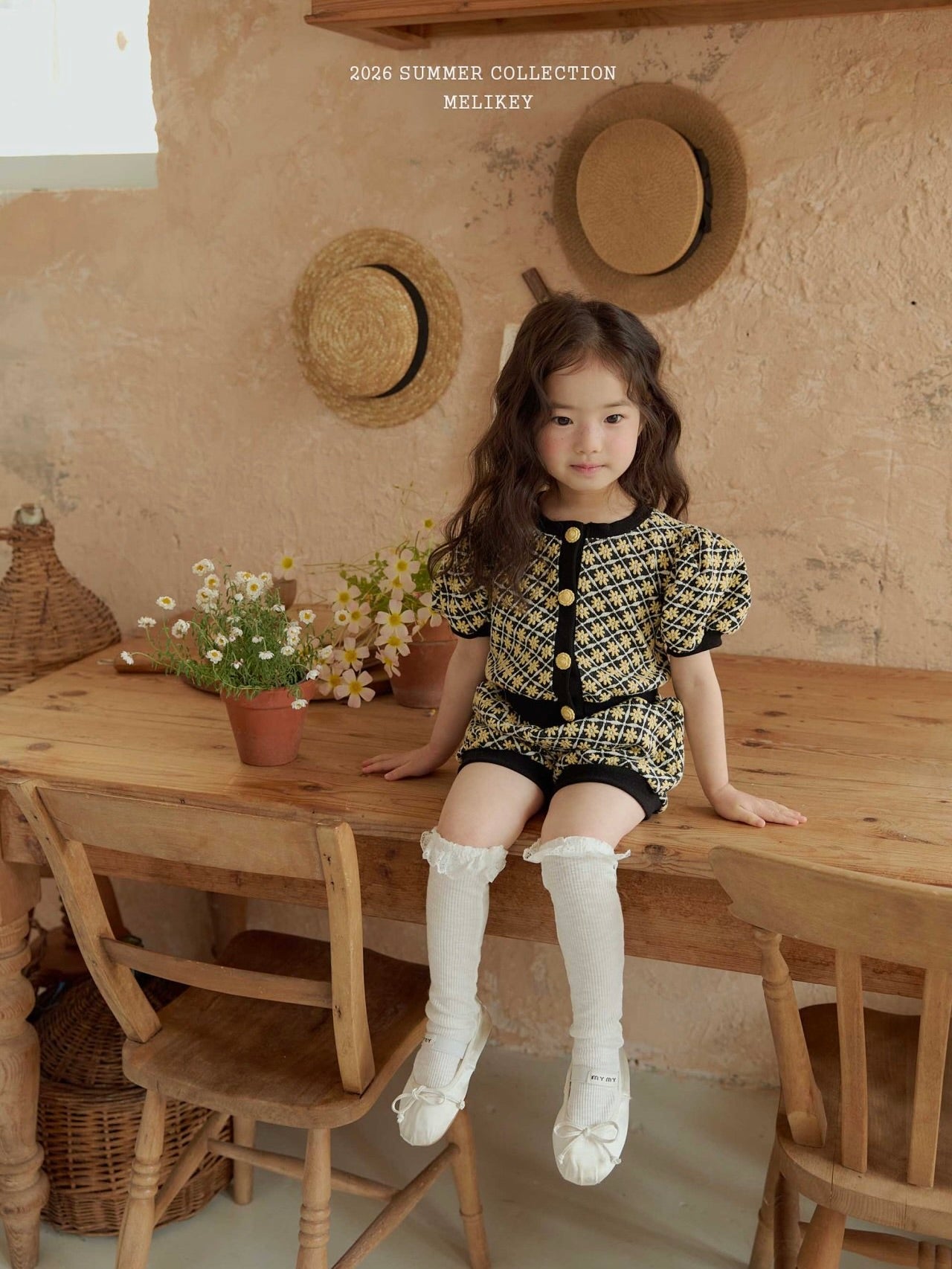 Rika flower puff cardigan