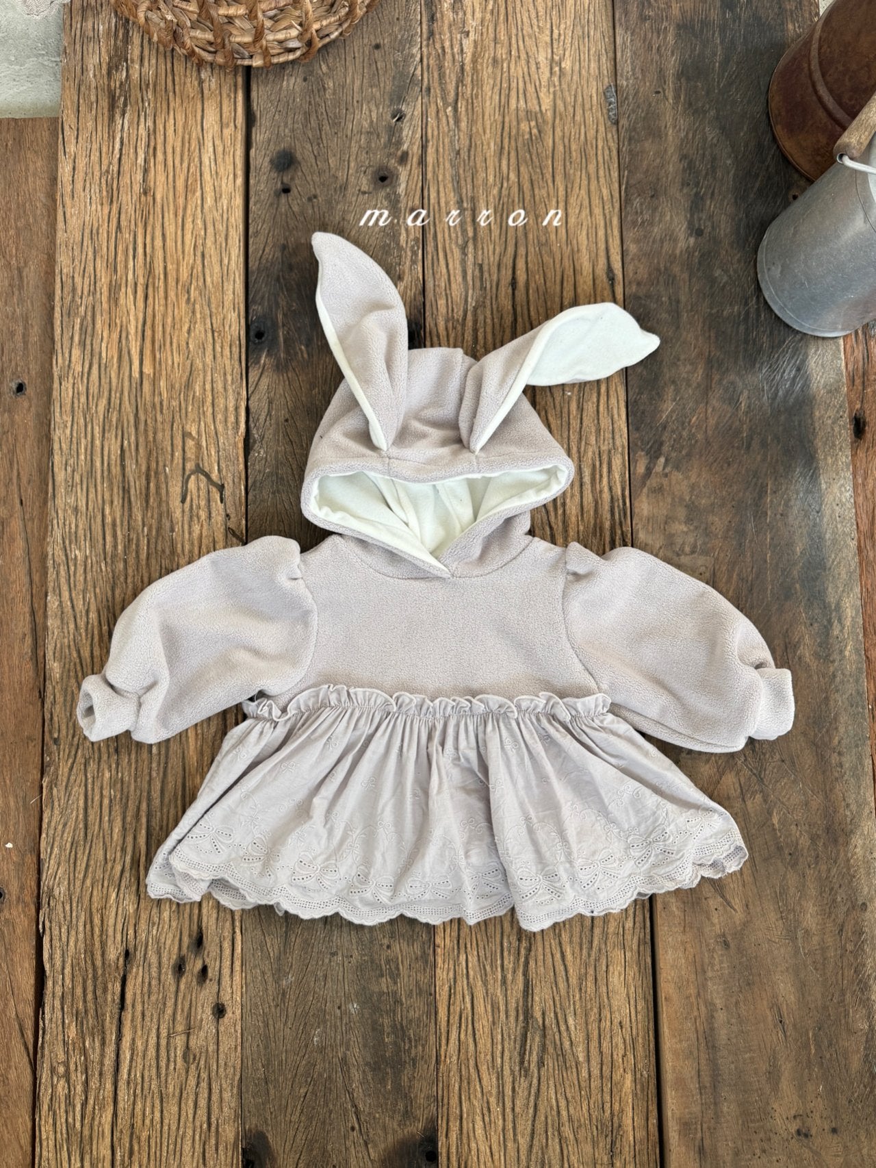 Bunny lace hoodie