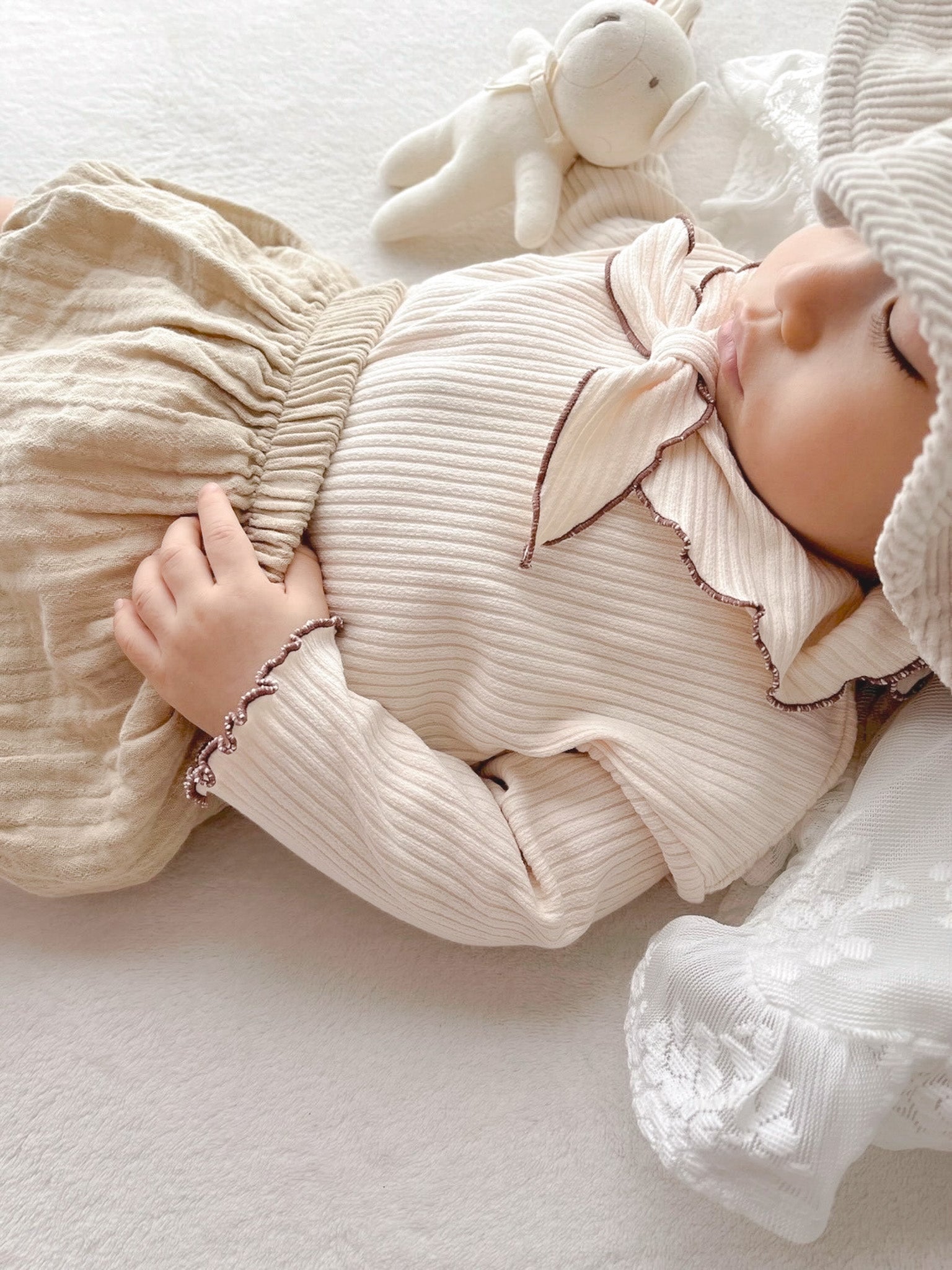 Mellow scarf rompers