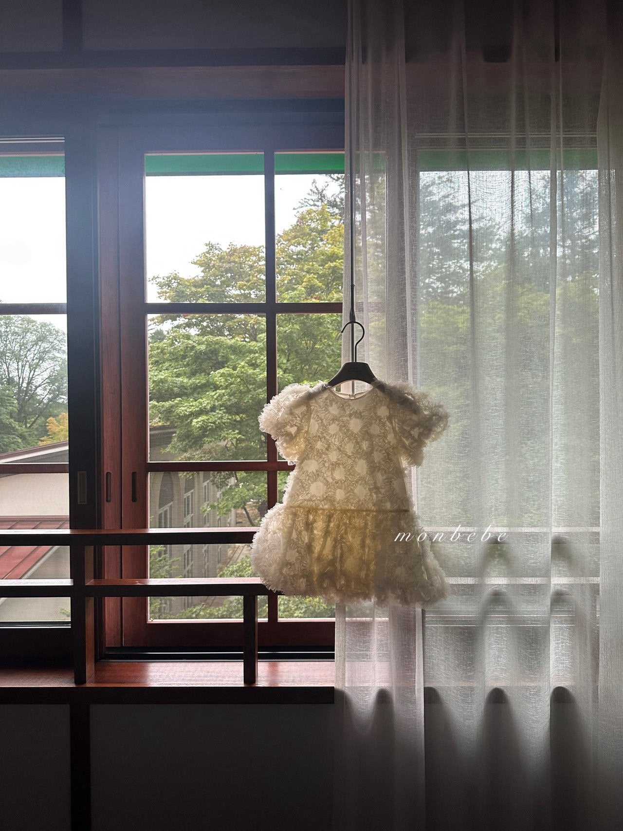 Blanc tulle one piece