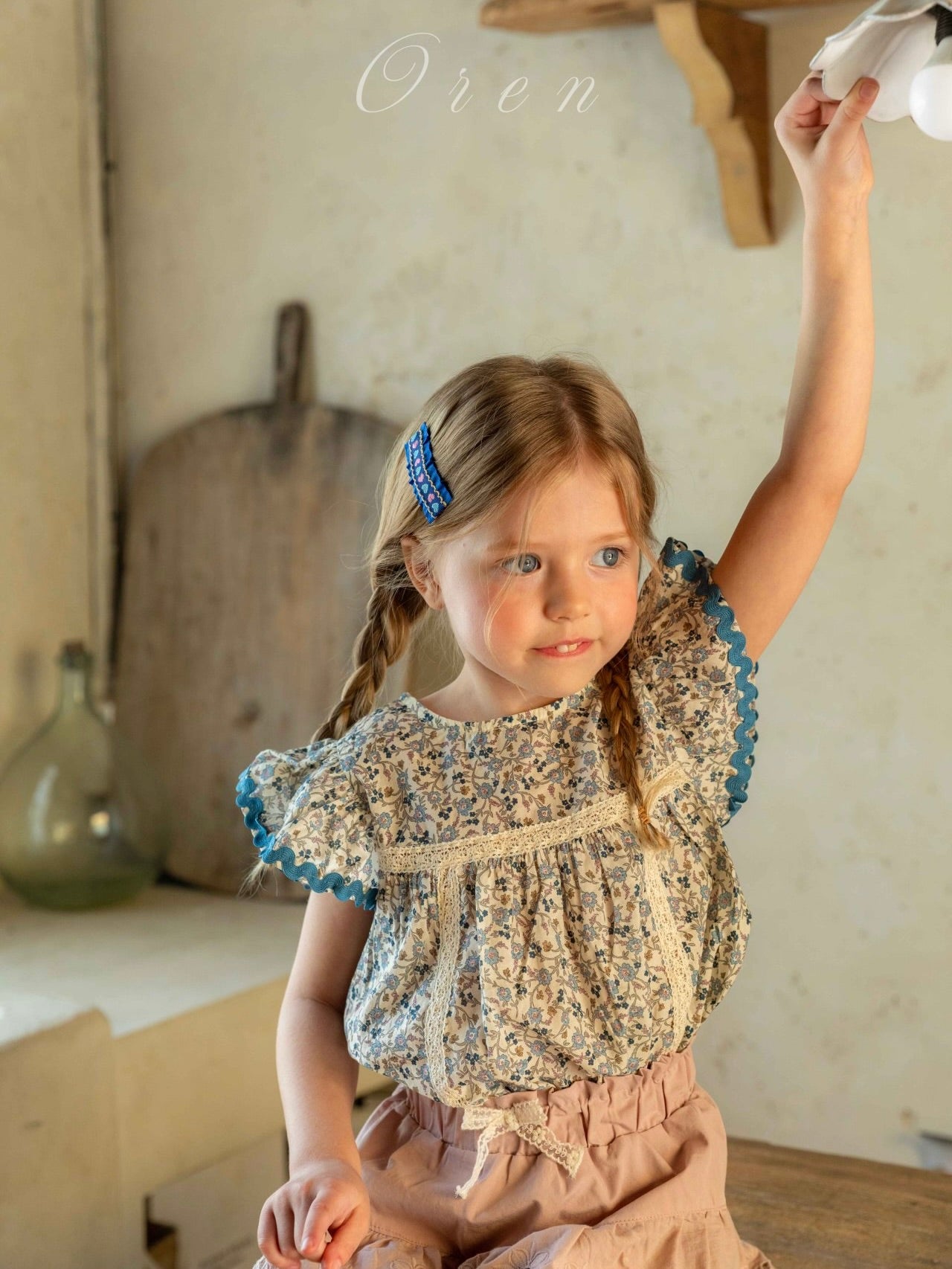 Ashley flower blouse