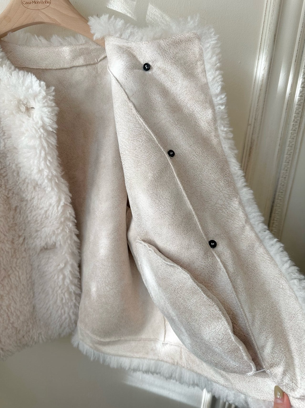 Winter shearling jacket (mom size)