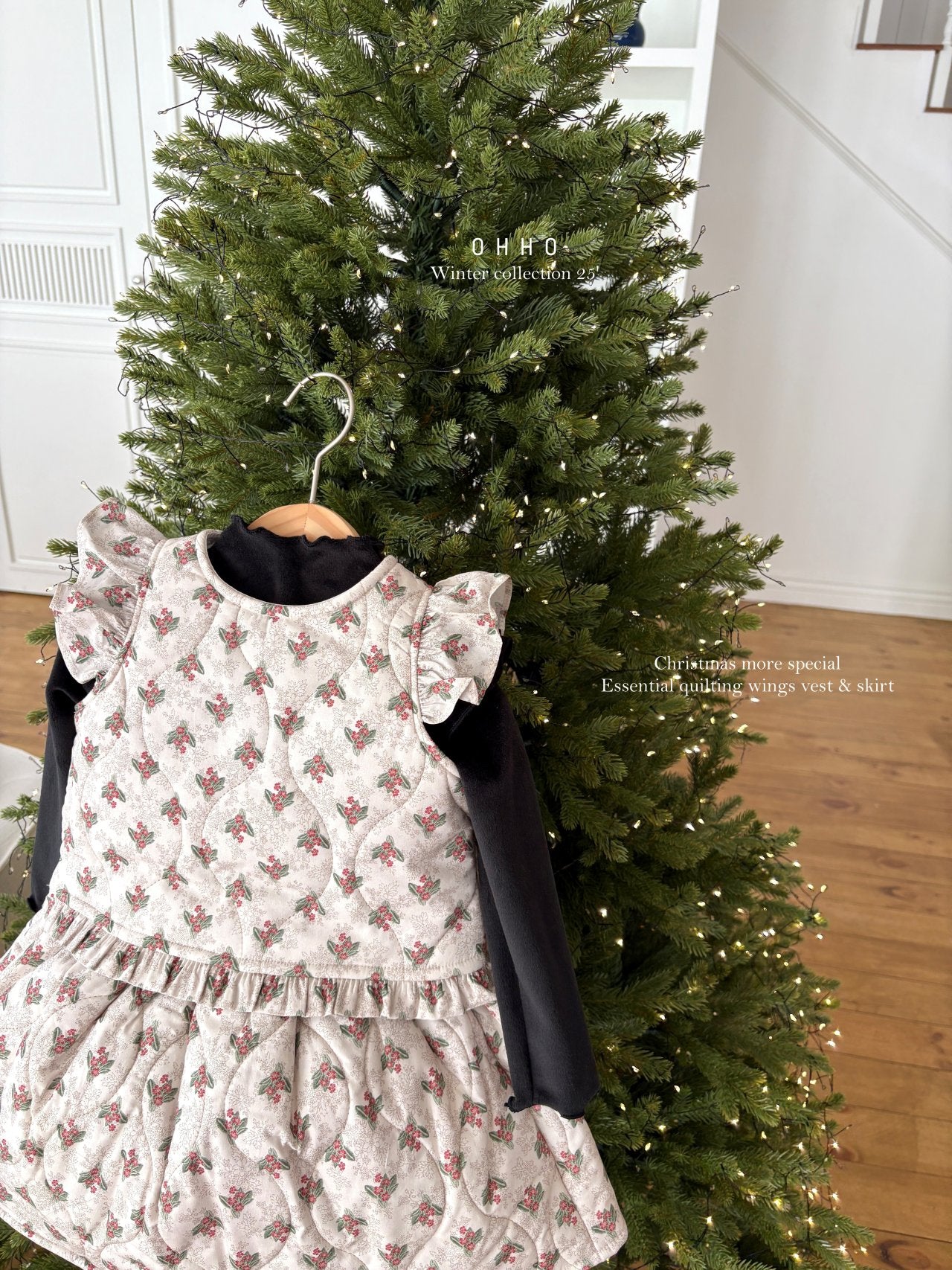 Snowberry quilted skirt