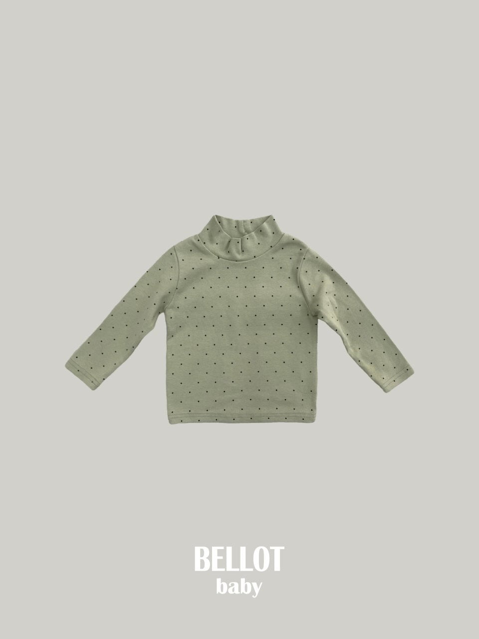 Bebe dot half neck T