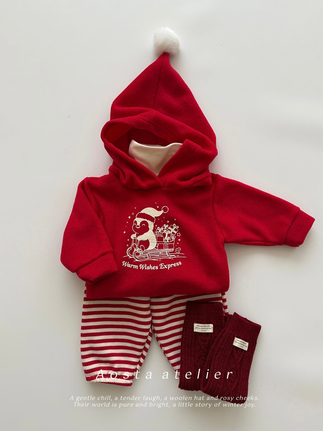 Winter penguin hoodie