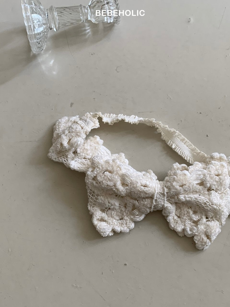 Milk ribbon hairband