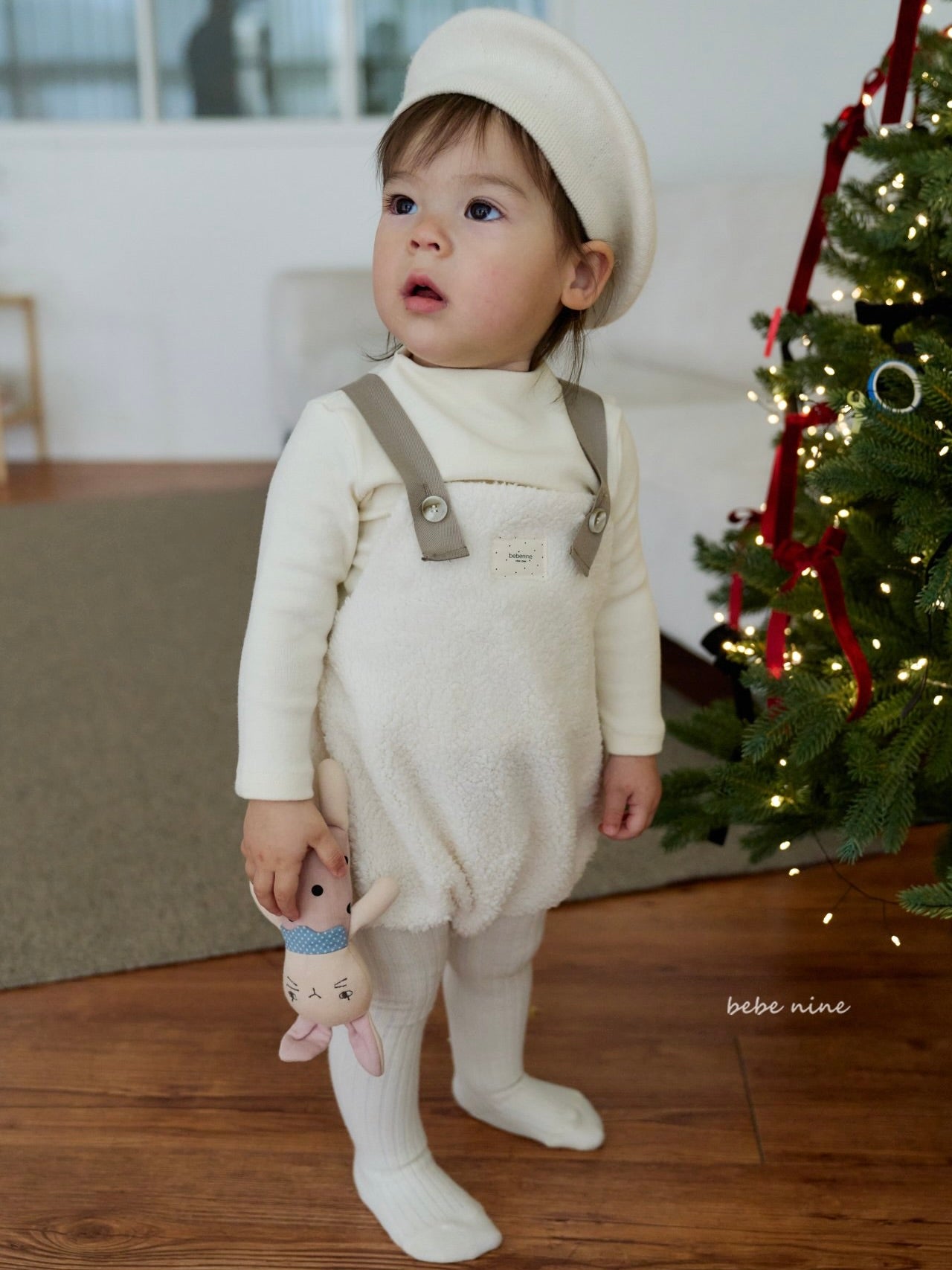 Teddy bear overall rompers