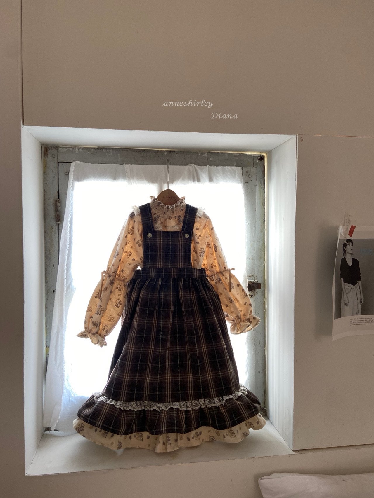 Romance smock one piece