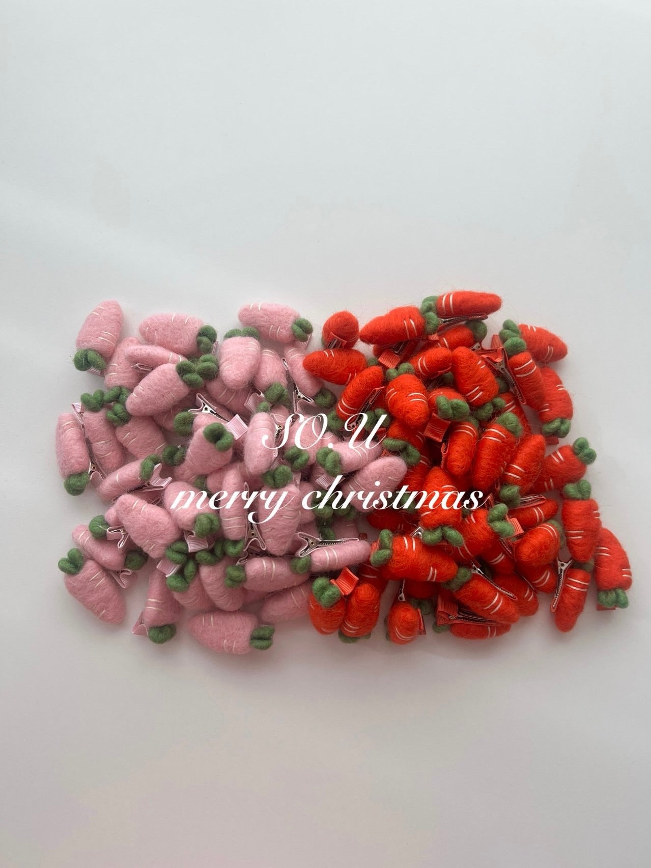 Carrot pin set (2 pieces)