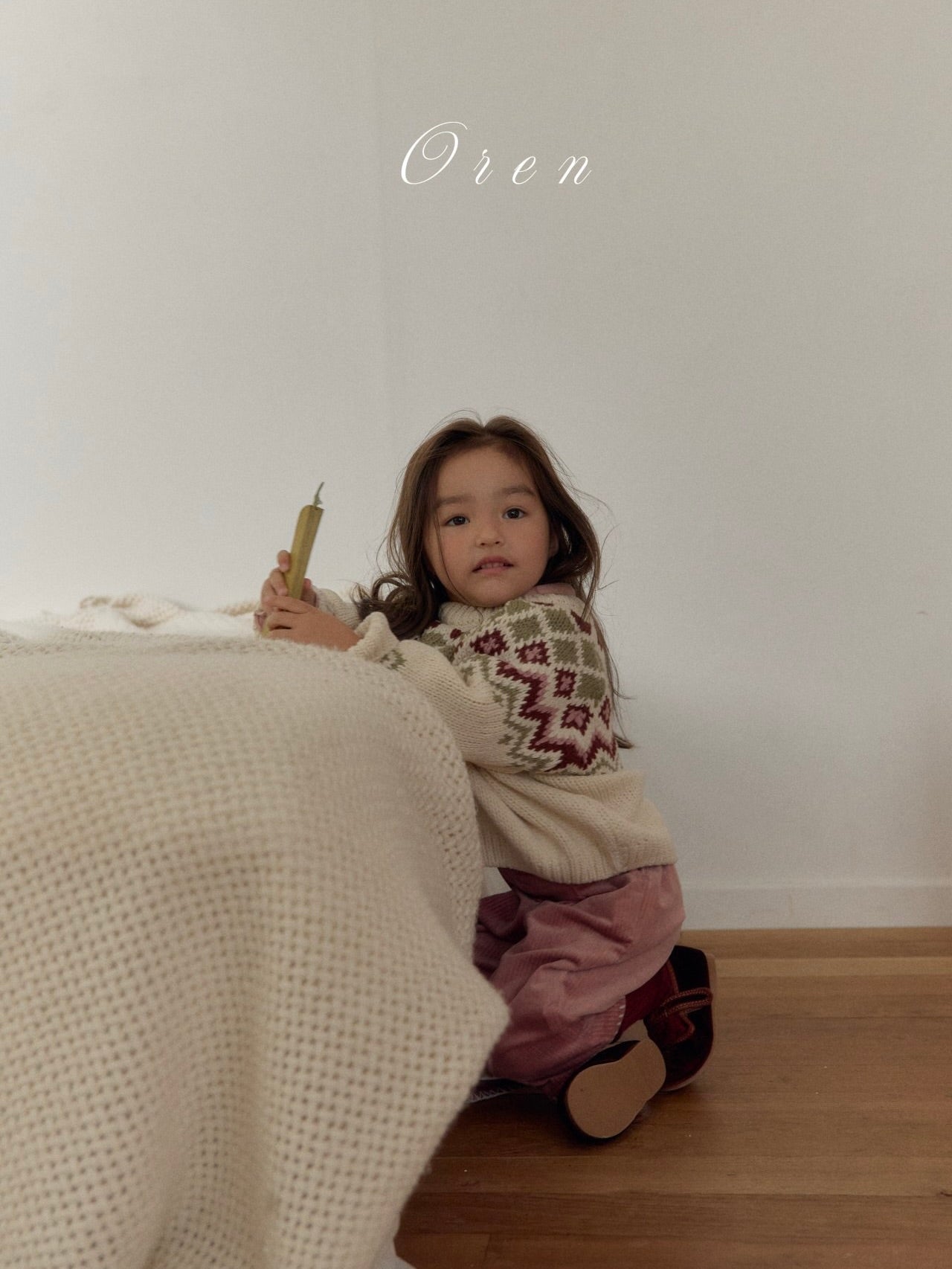 Reversible knit cardigan (2 way)