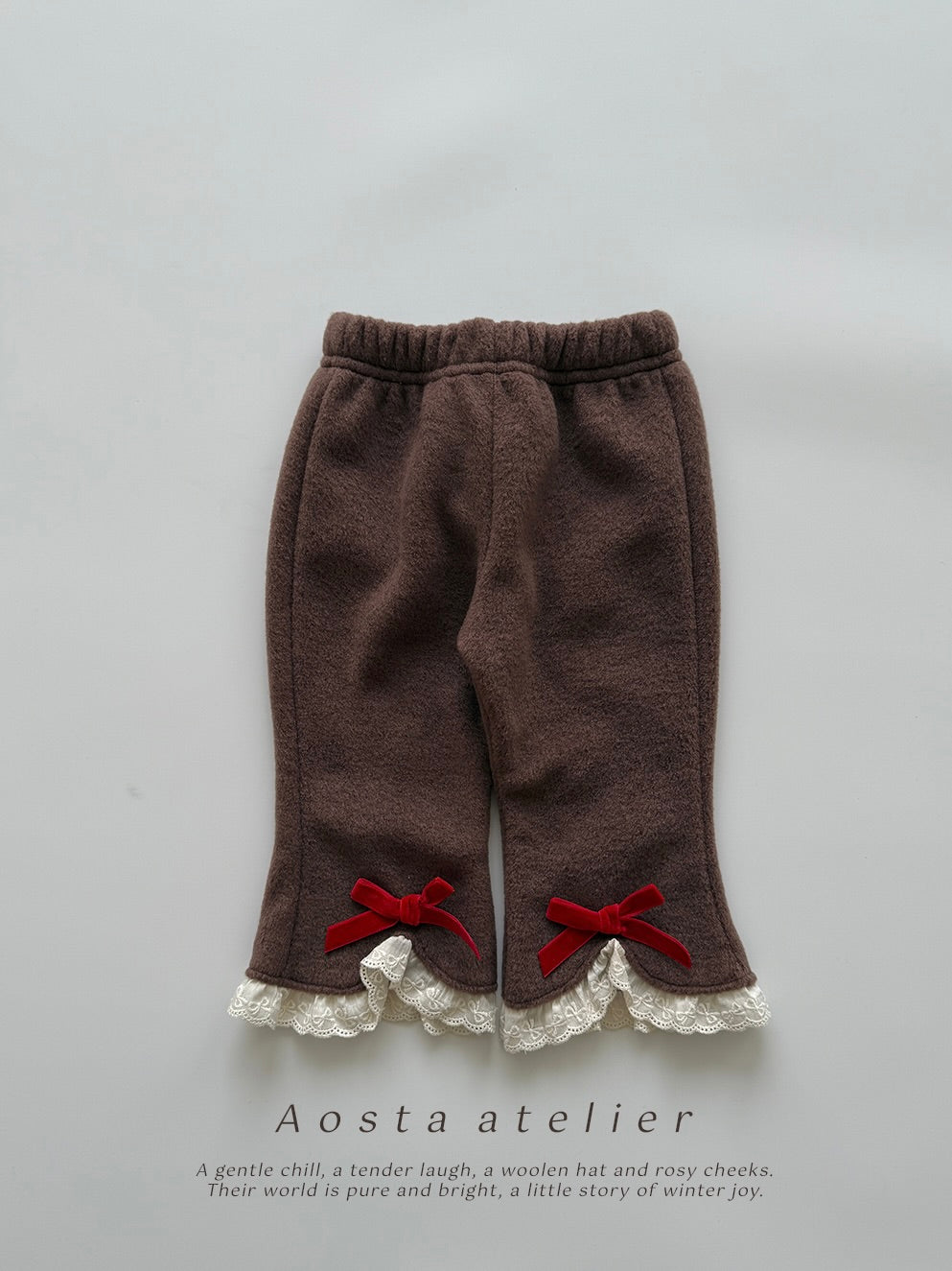 Winter ribbon pants