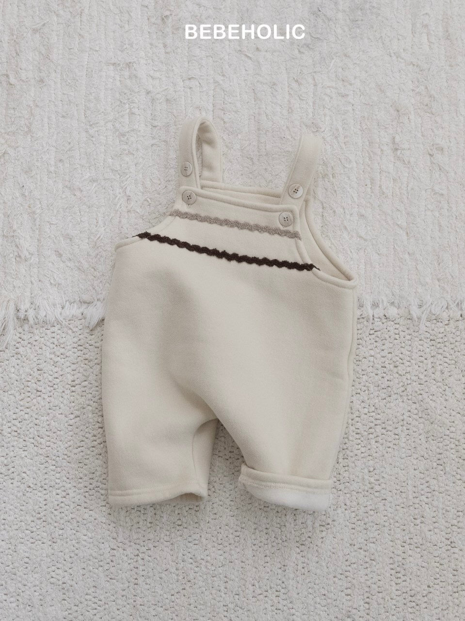 Mori suspender rompers