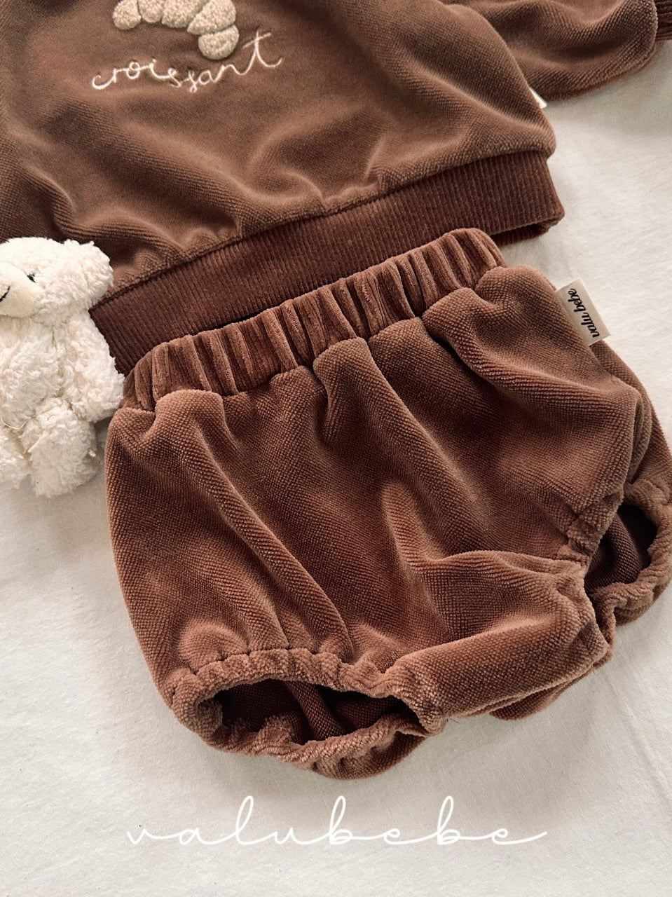 Fluffy velour bloomer (baby)